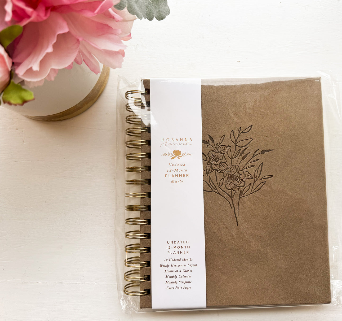 Hosana Revival 12 Month undated Planner Marlo