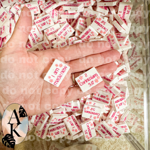 I am Made New | Focal Bead