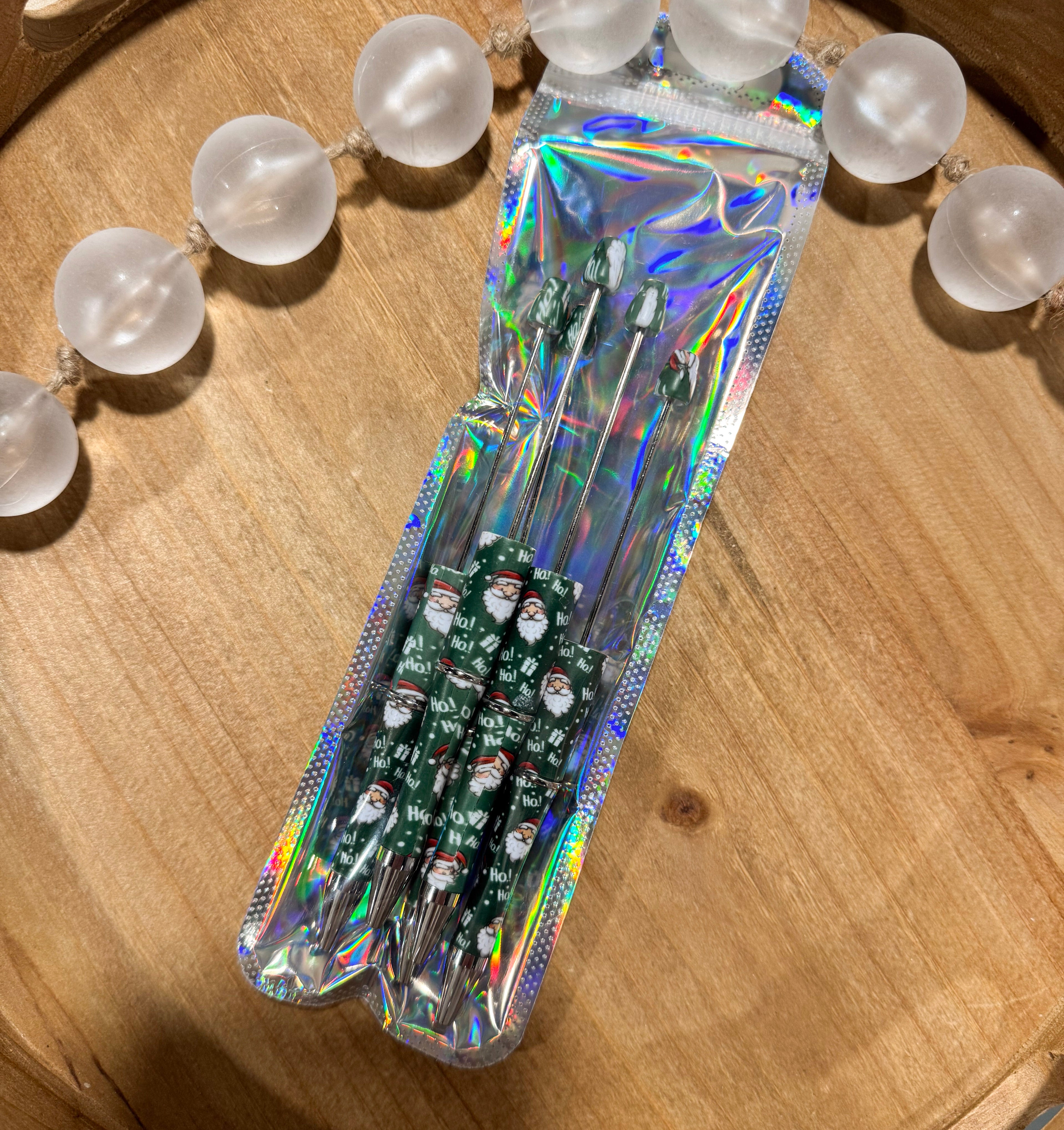 Green Ho Ho Ho Refillable Pens [5 ct]