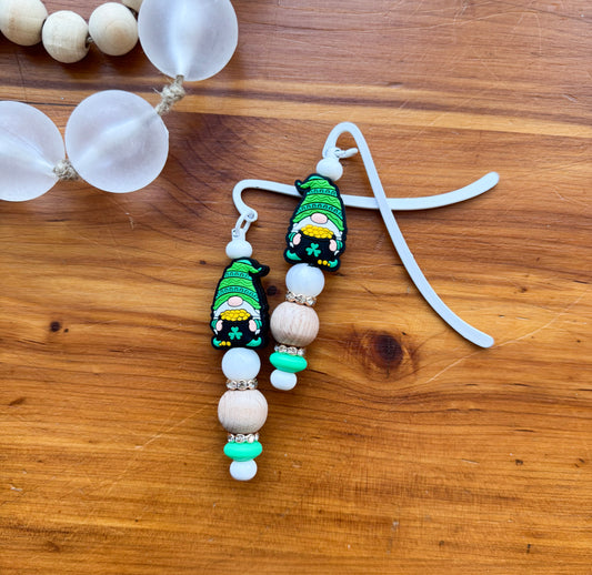 Leprechaun Gnome White Bookmark