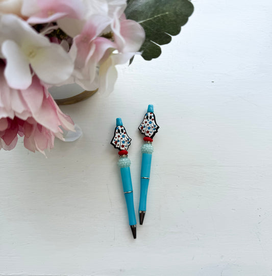 American Ghost Blue Refillable Pen