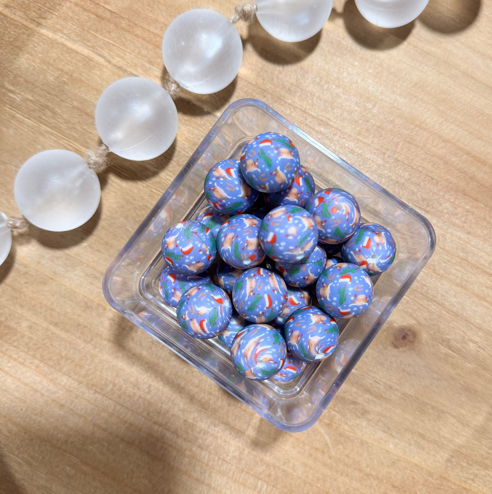 Highland Christmas 19mm Beads [20ct]