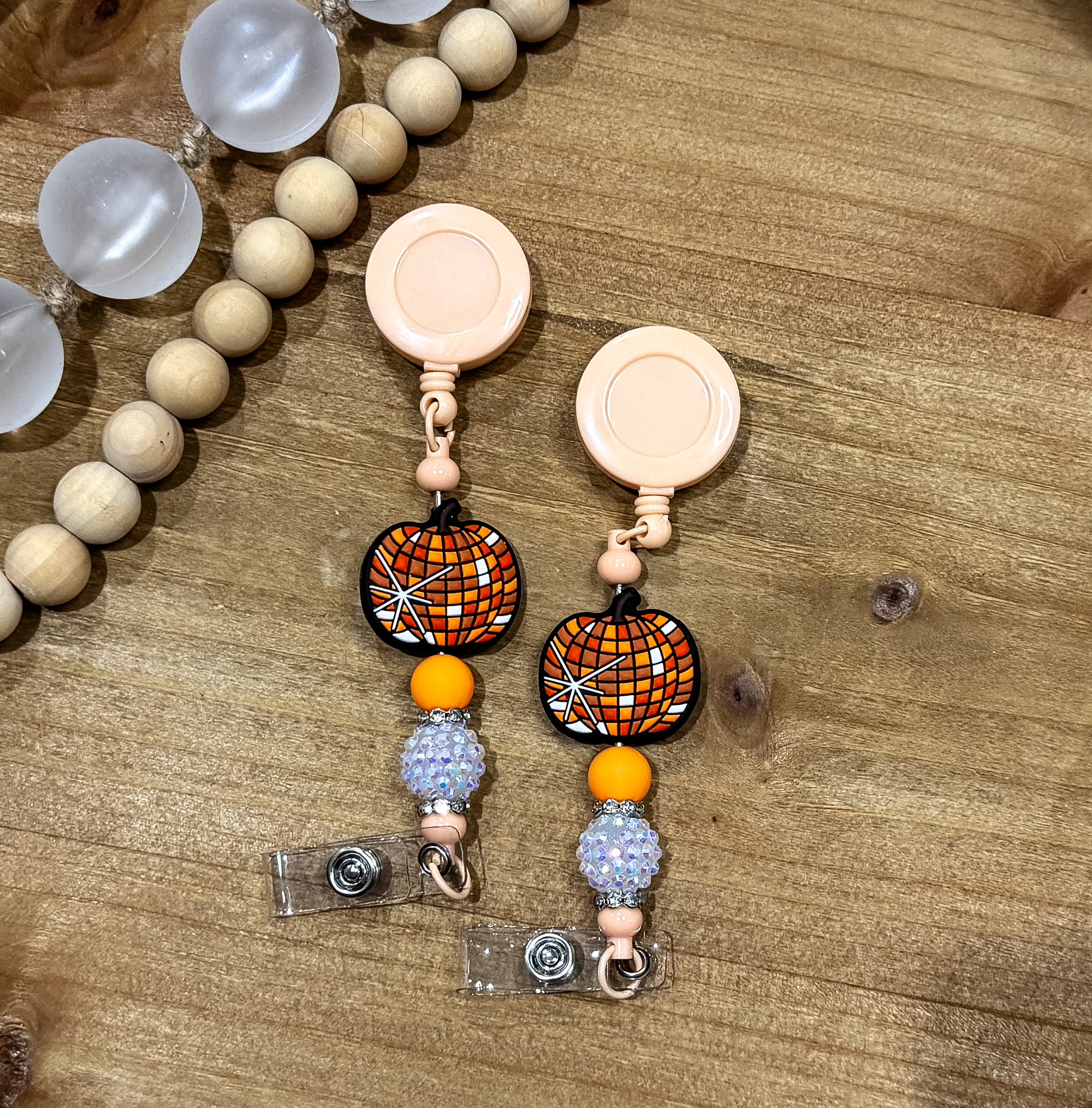 Disco Pumpkin Bar Badge Reel - FINAL SALE