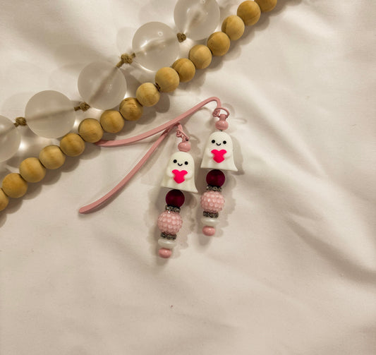 Love Ghost Pink Bookmark