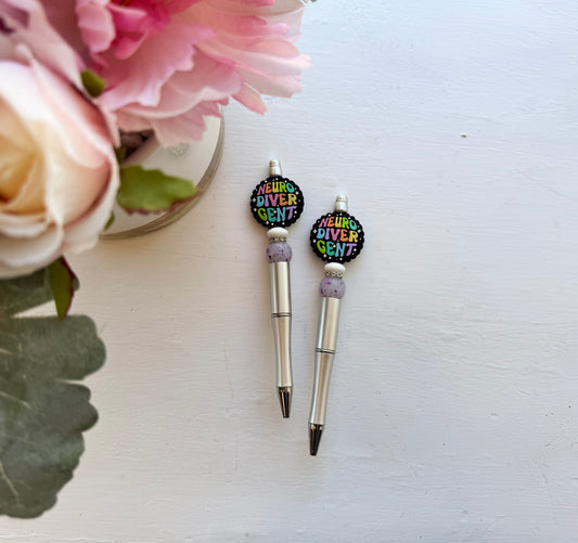 Neurodivergent Gold Refillable Pen
