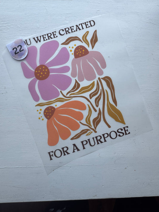 You Were Created for a Purpose [22]