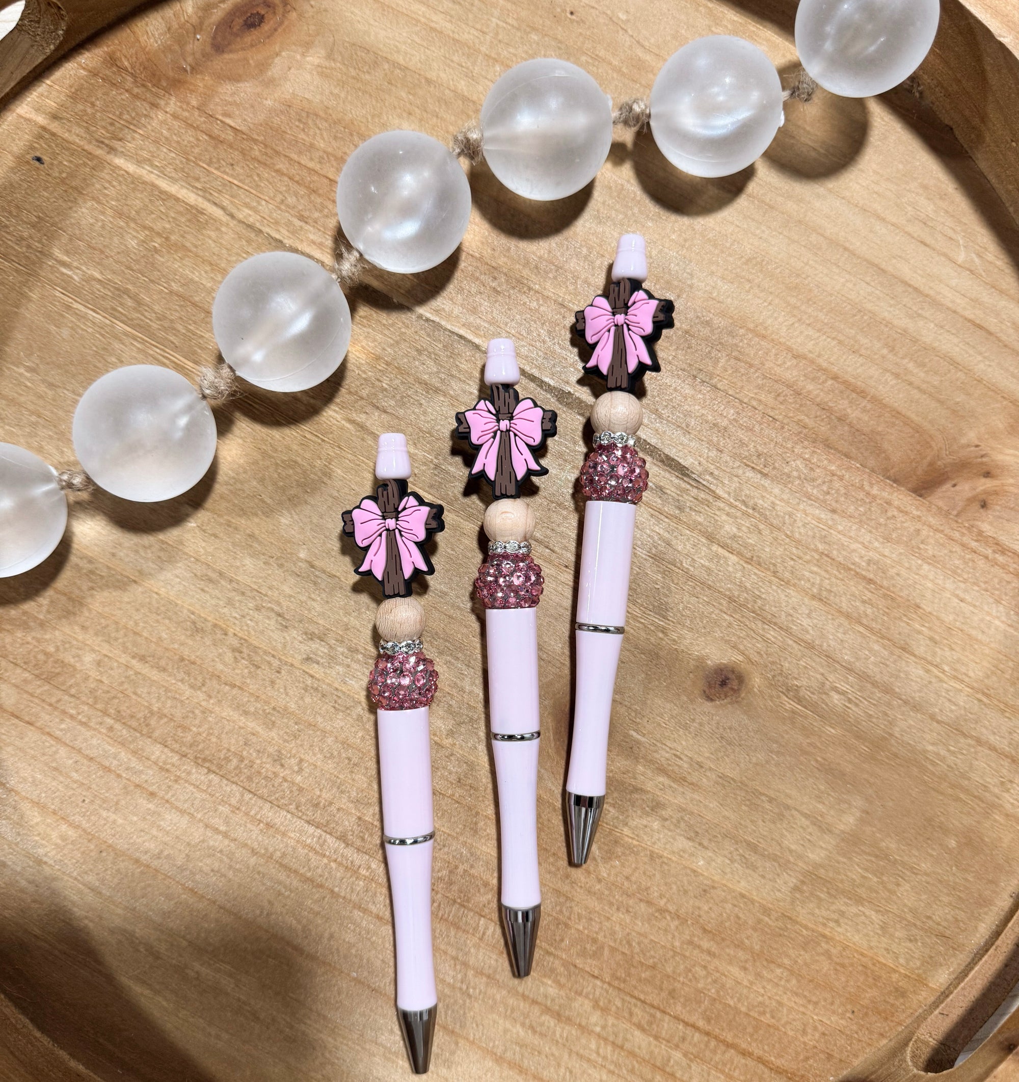 Pink Bow Cross Refillable Pen