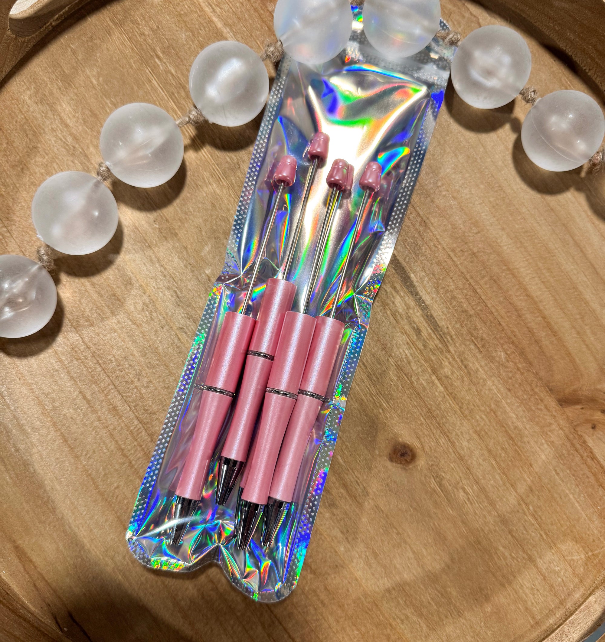Light Pink Refillable Pens [5 ct]