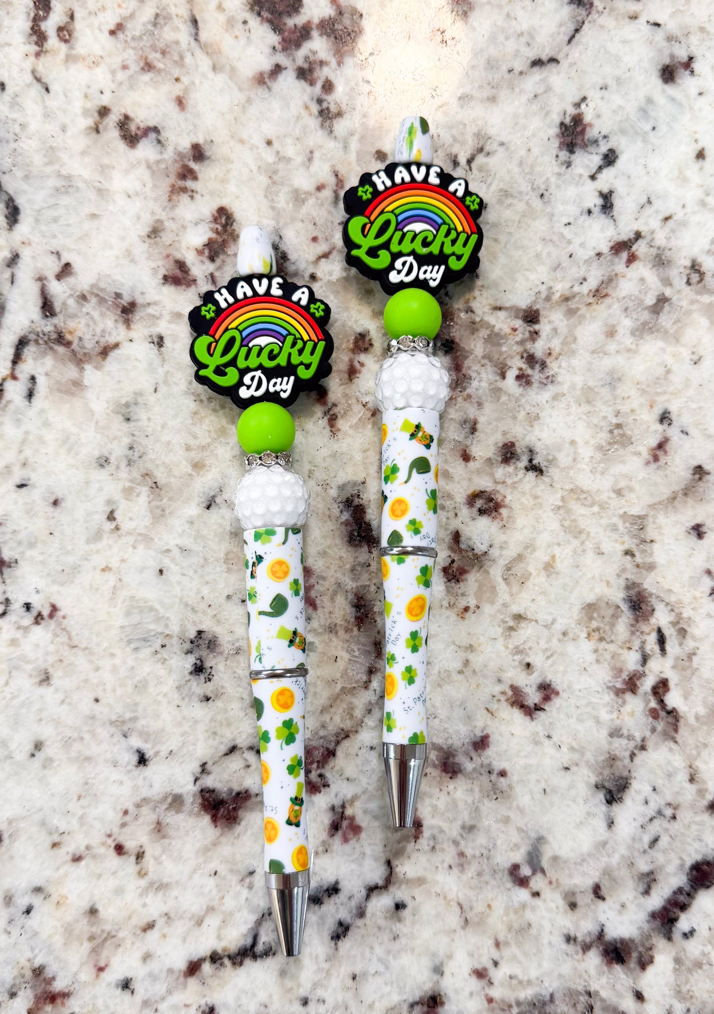 Have a Lucky Day Shamrock Refillable Pen