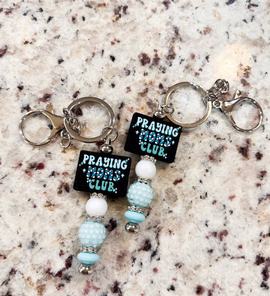 Praying Moms Club Bar Keychain