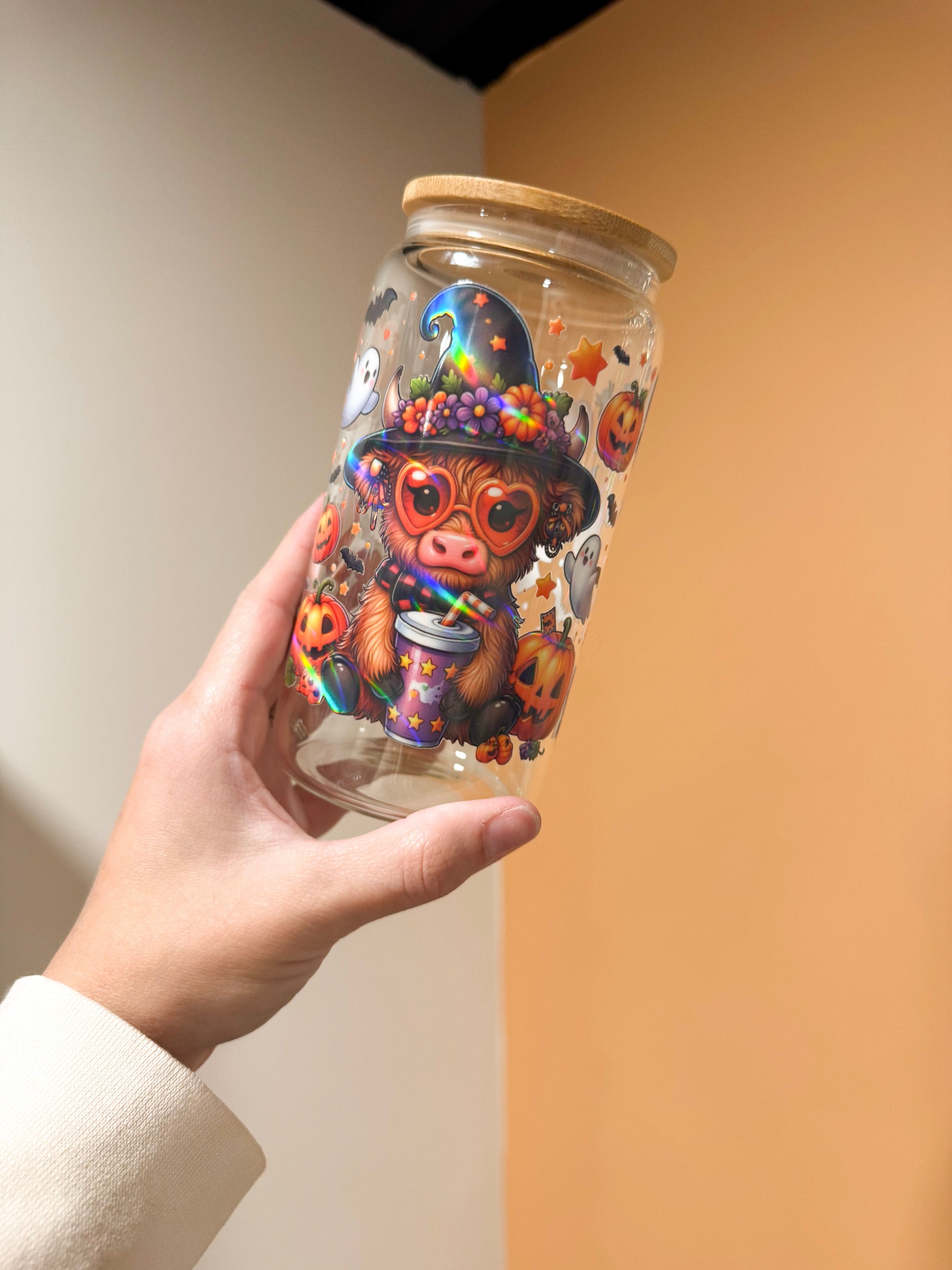 Spooky Highland Glass Can