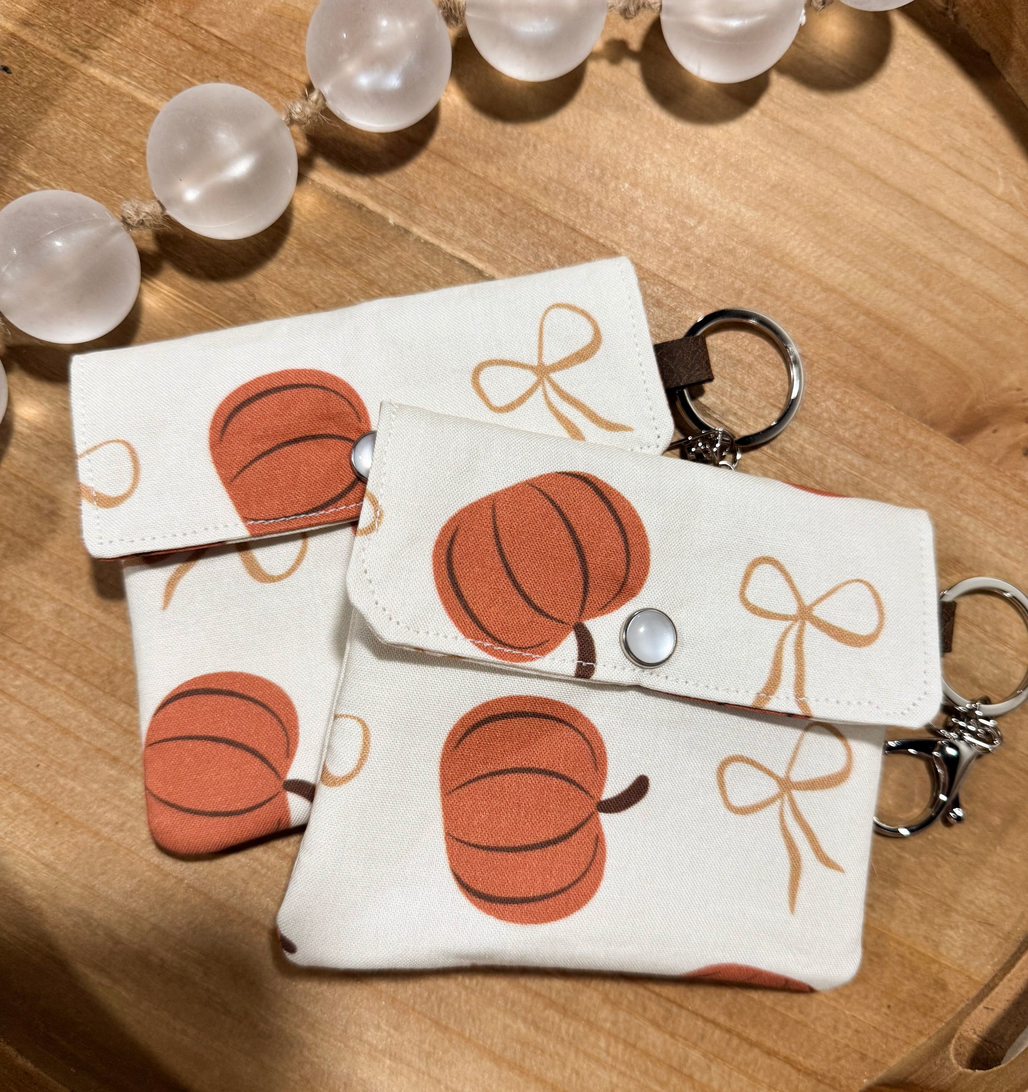 Pumpkin and Bows Wallet