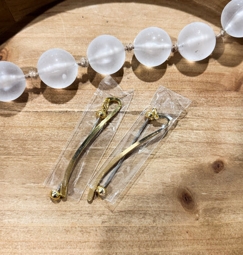 5 Pack Gold Bookmarks