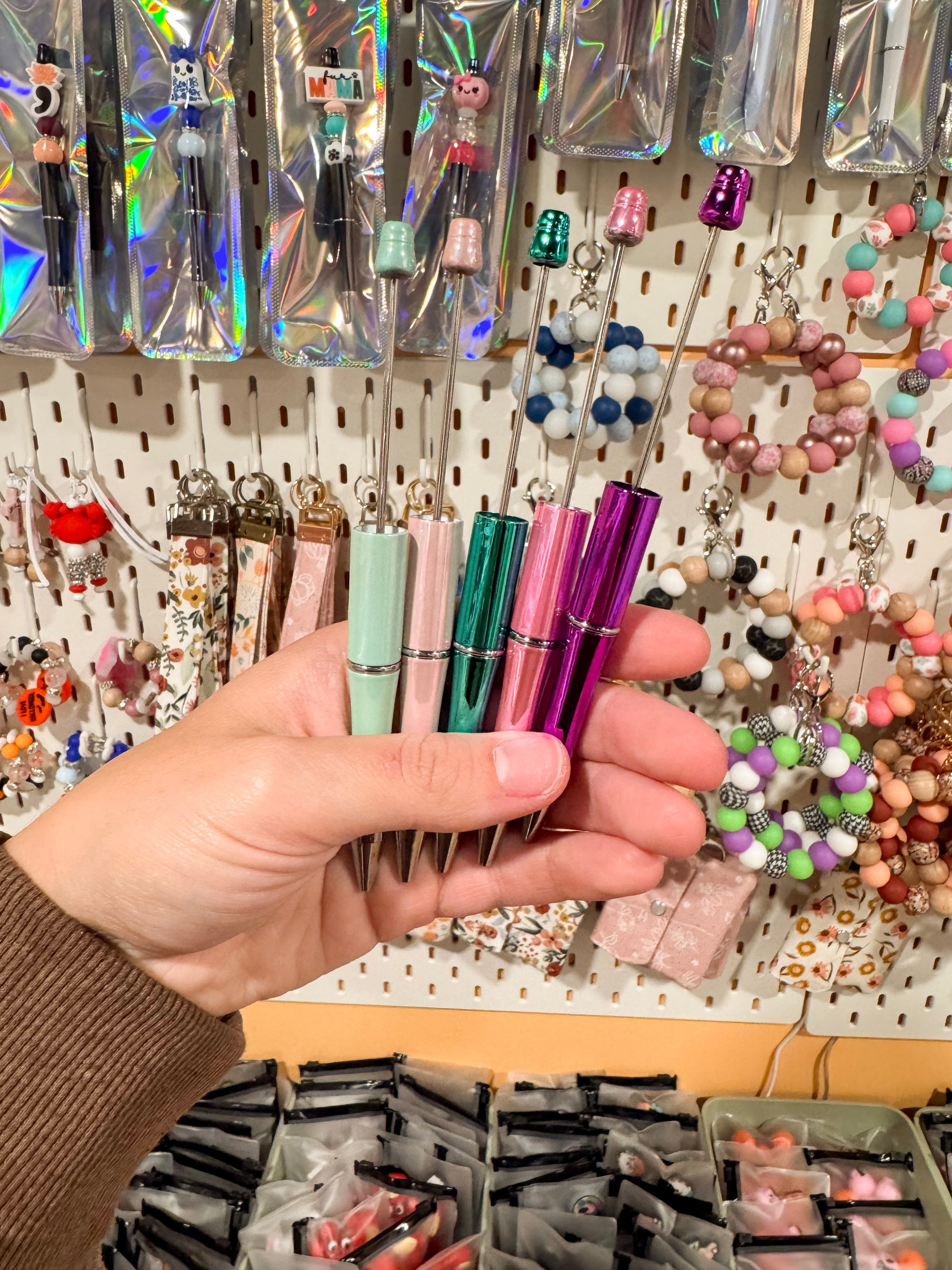 Metallic Refillable Pens (5pk)