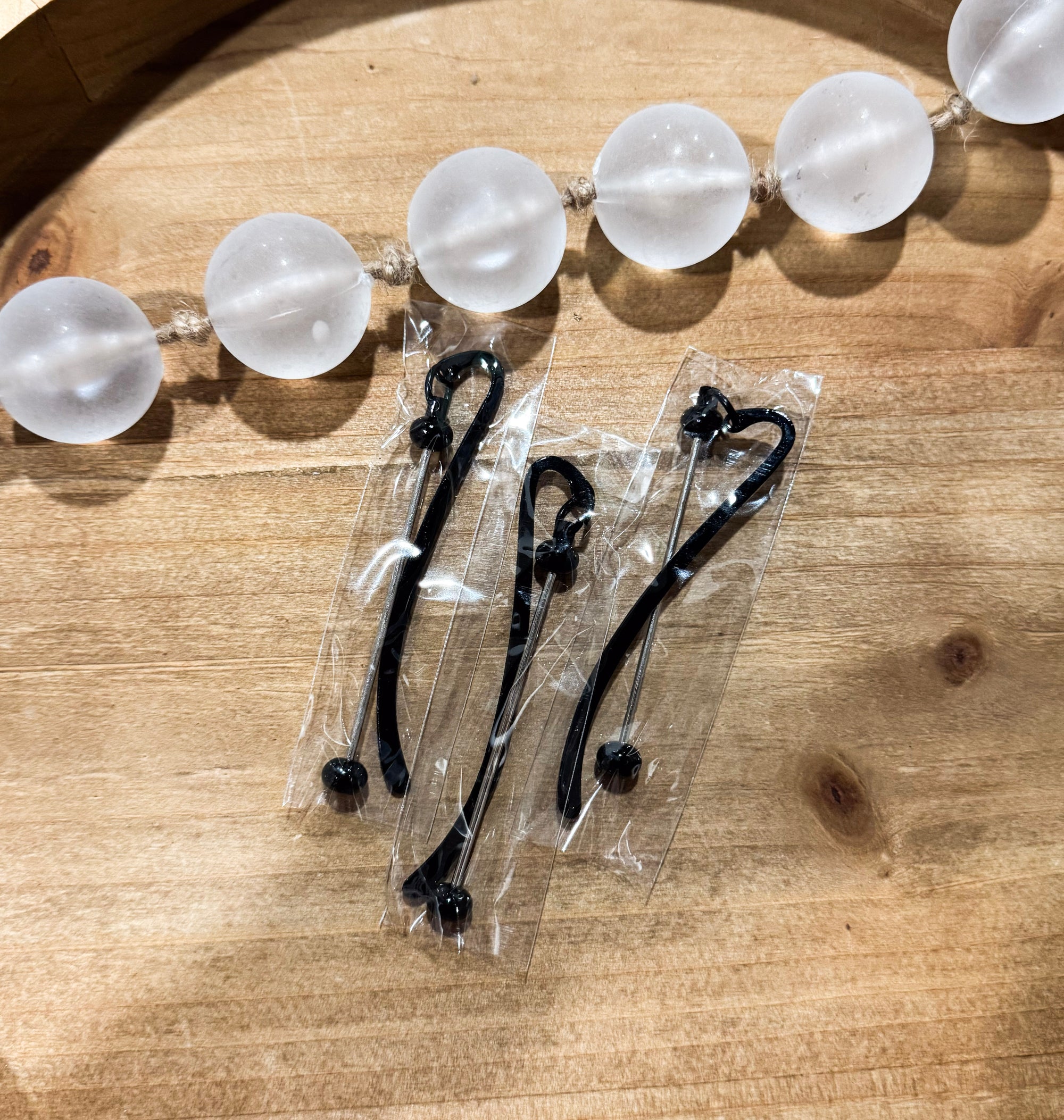 5 Pack Black Bookmarks