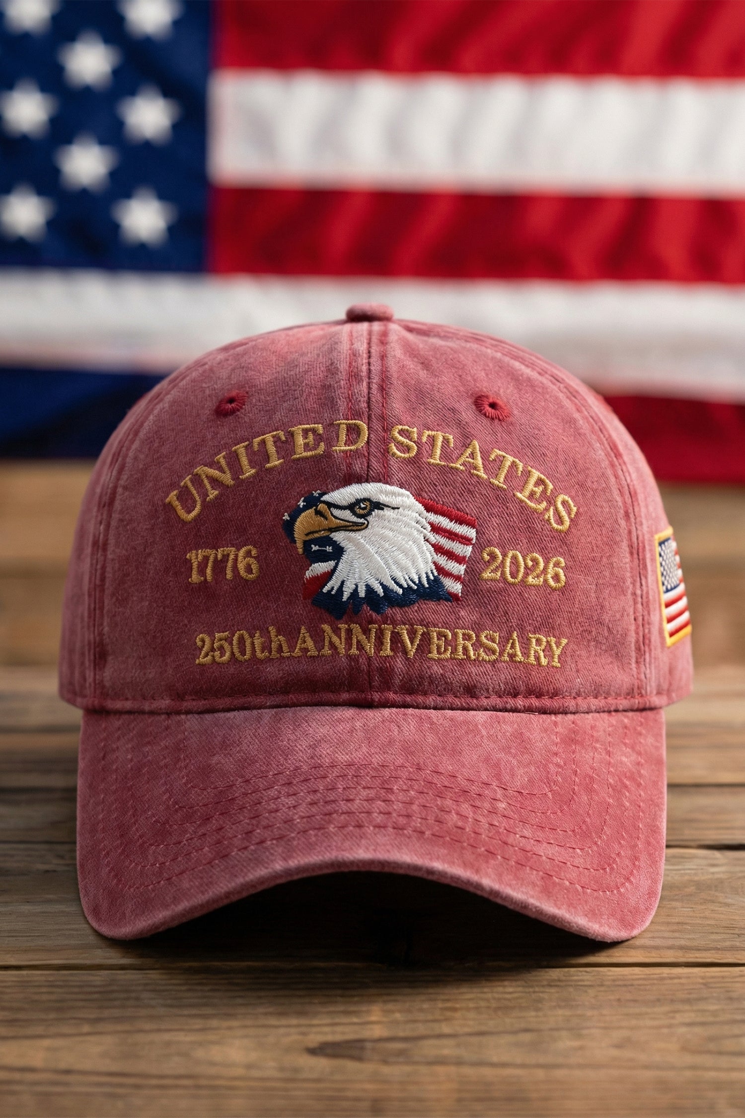 Mineral Red United States 250th Anniversary Hat