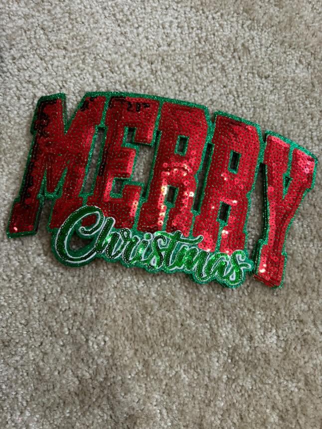 Christmas Patch’s for Crewneck