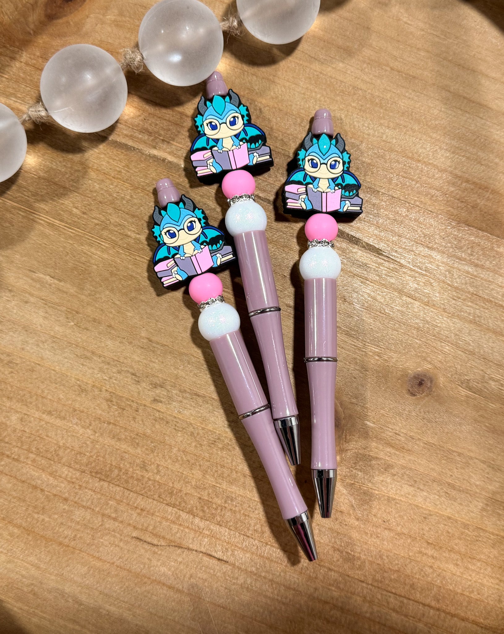 Barth the Book Dragon Refillable Pen