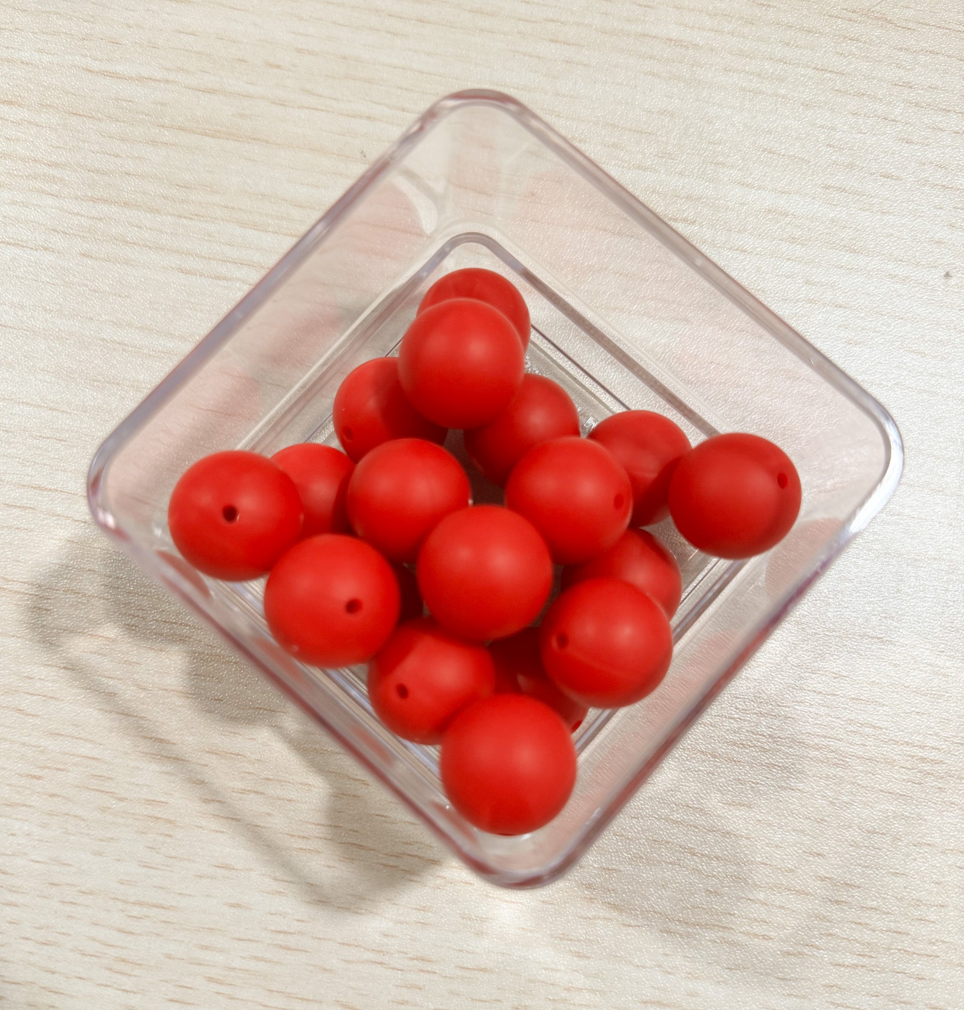 Deep Red 19mm Bead [Single]