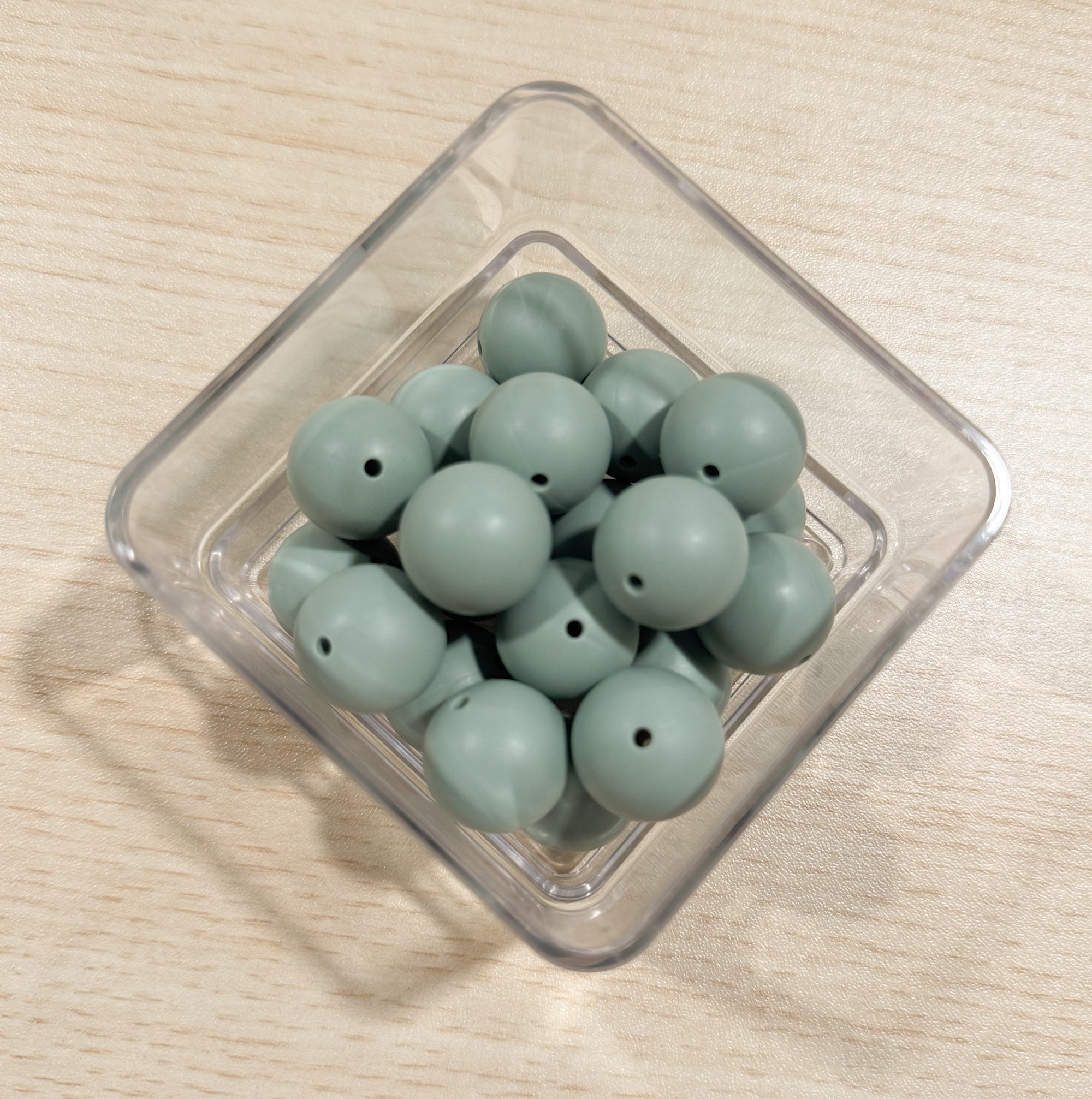 Dark Grey 19mm Bead [Single]