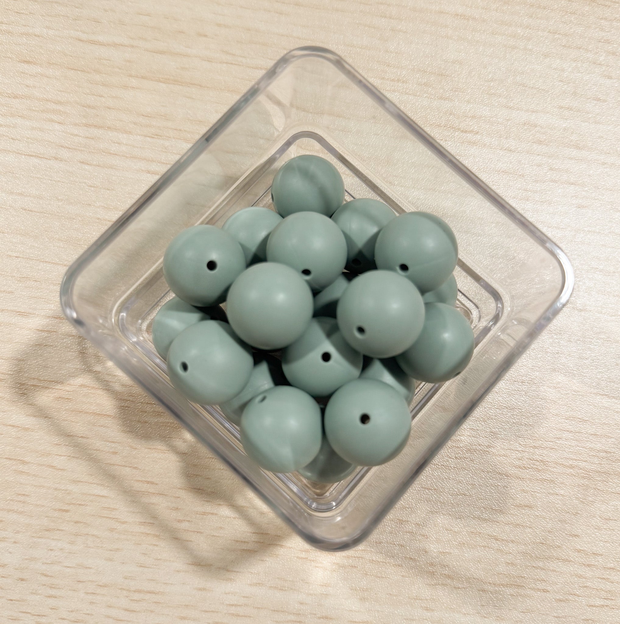 Dark Grey 19mm Bead [Single]