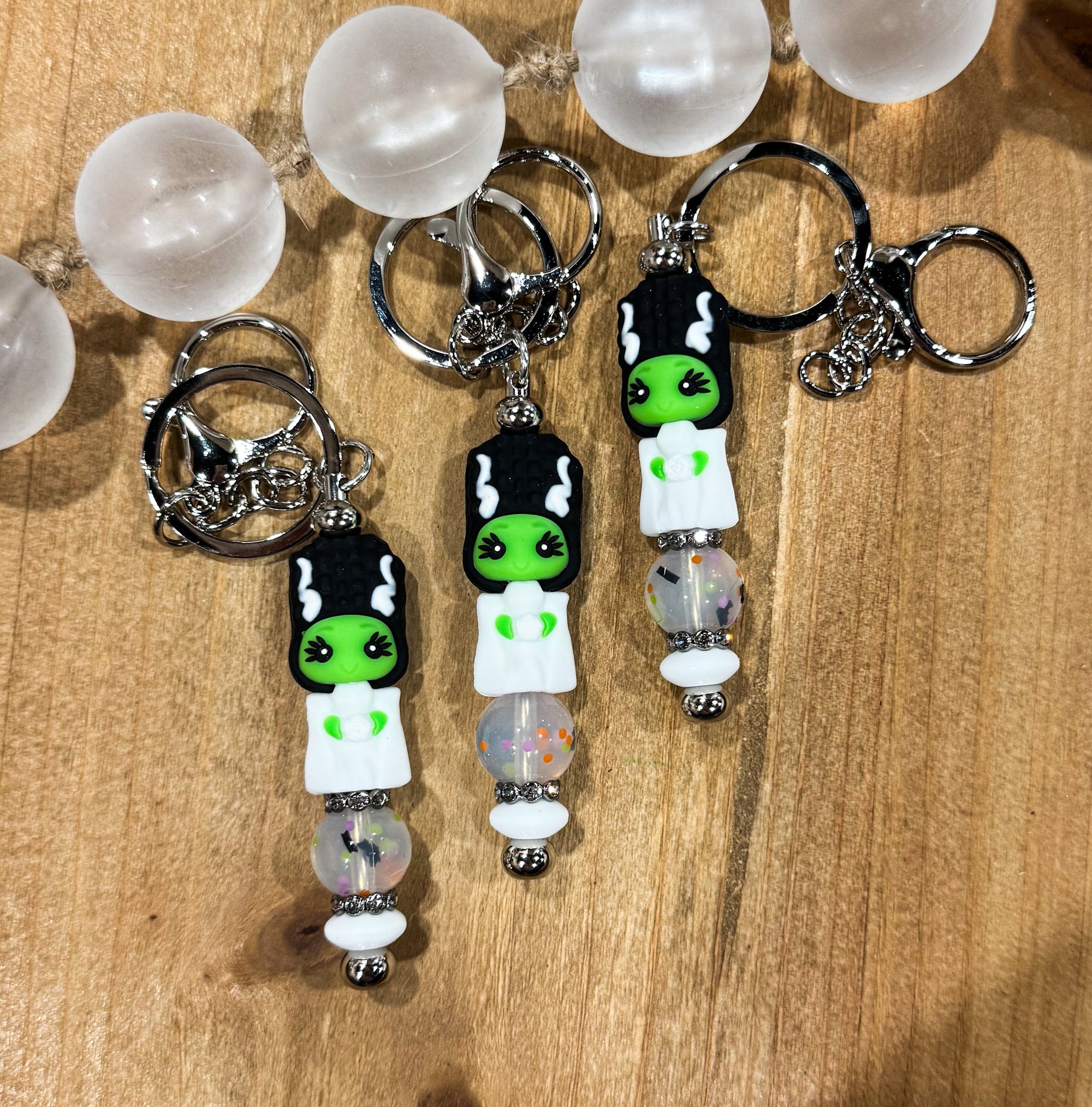 Mrs. Frankenstein Bar Keychain