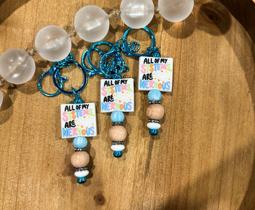 All of my Systems Bar Keychain