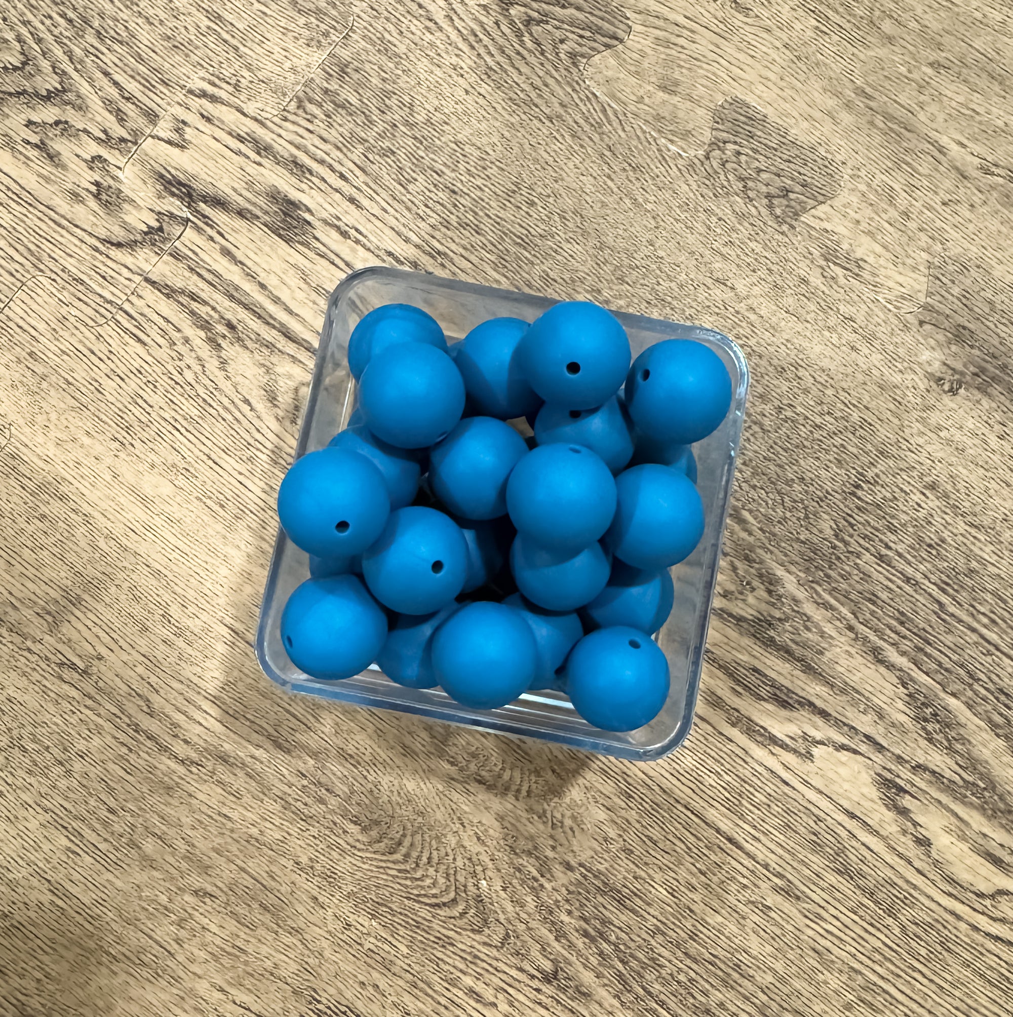 Sea Blue 19mm Bead [Single]