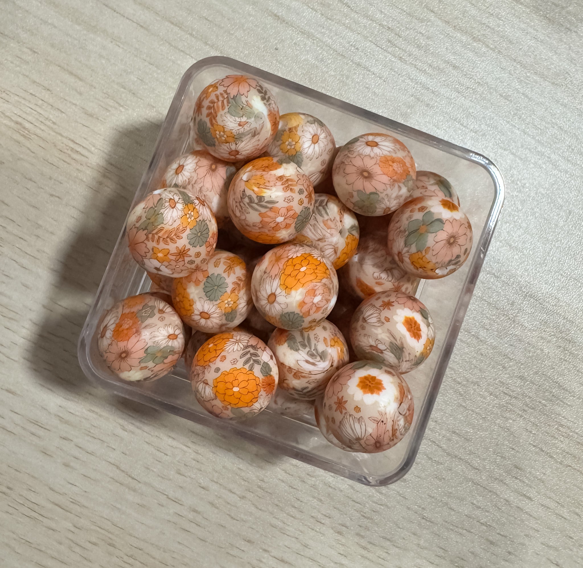 Fall Floral 19mm 20ct