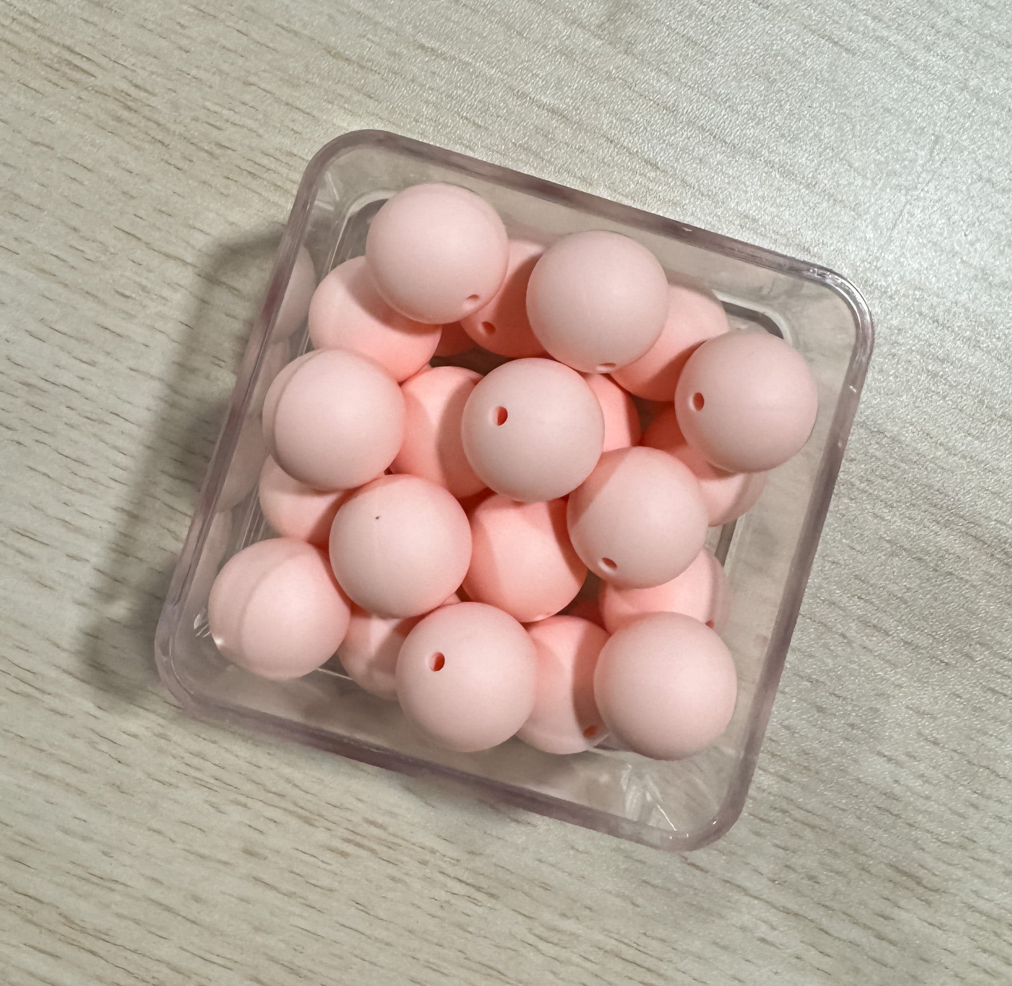 Peachy Pink 19mm Bead [Single]