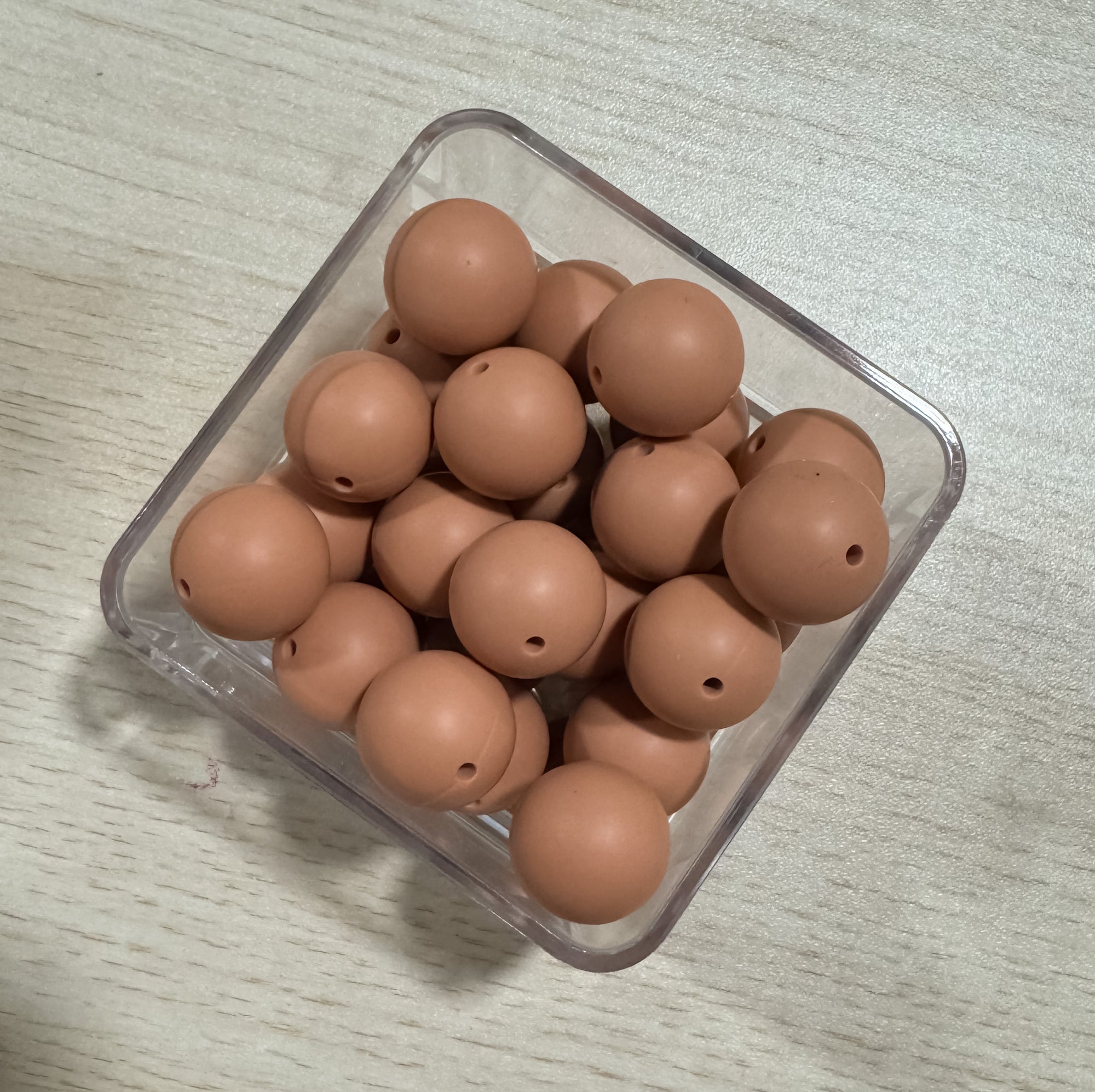 Mocha 19mm Bead [Single]