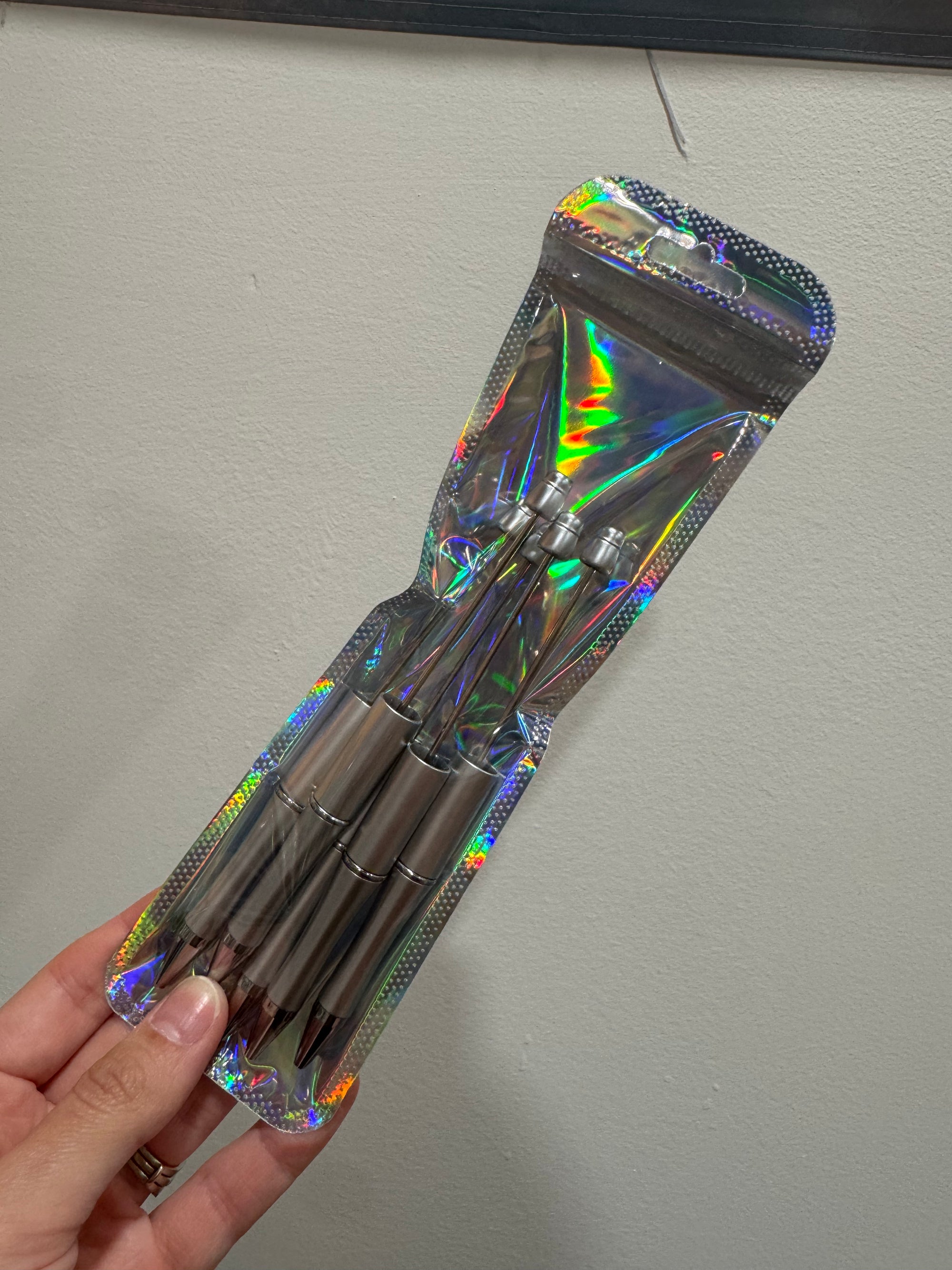 Silver Refillable Pens 5ct