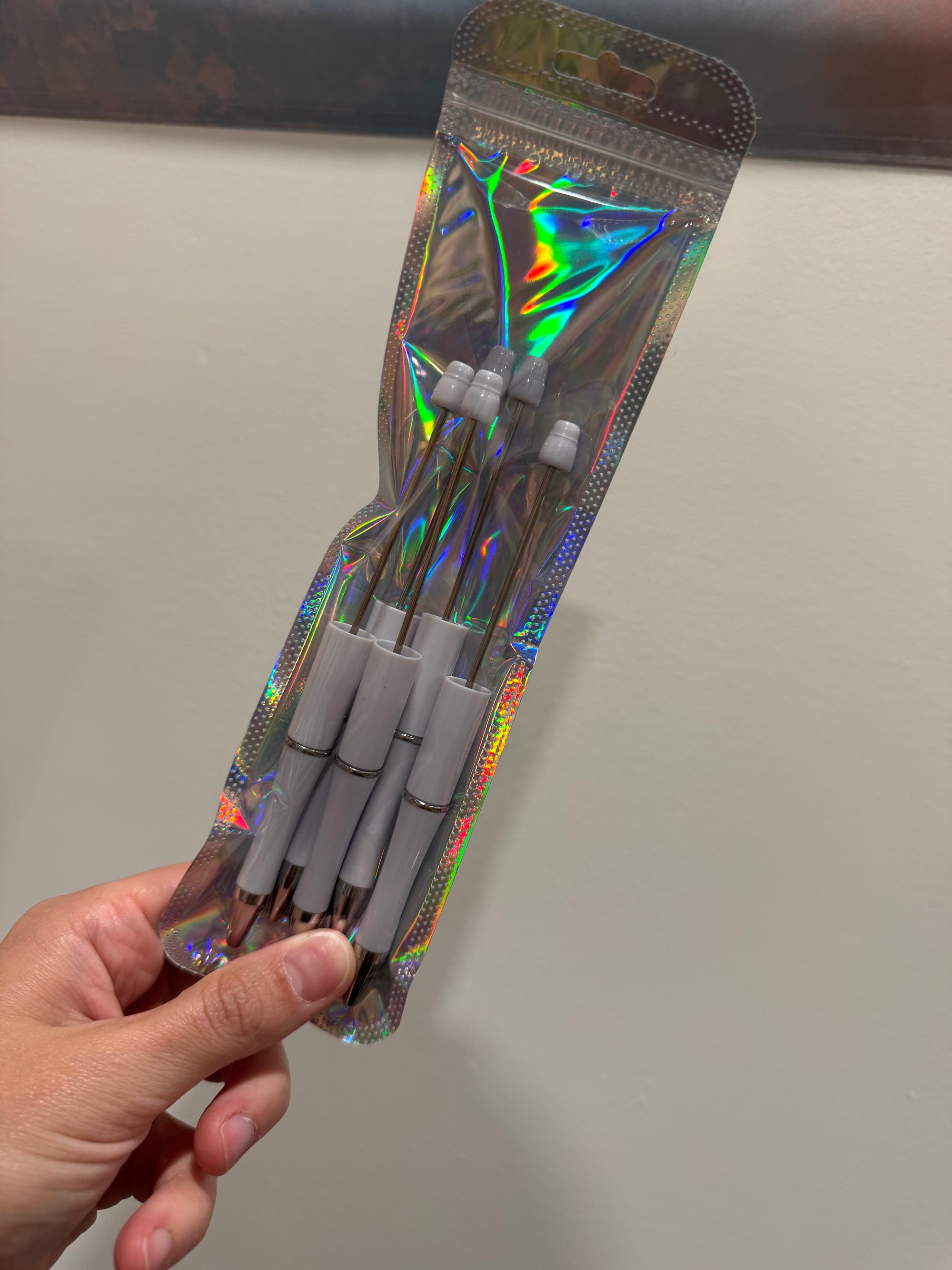 White Refillable Pens 5ct