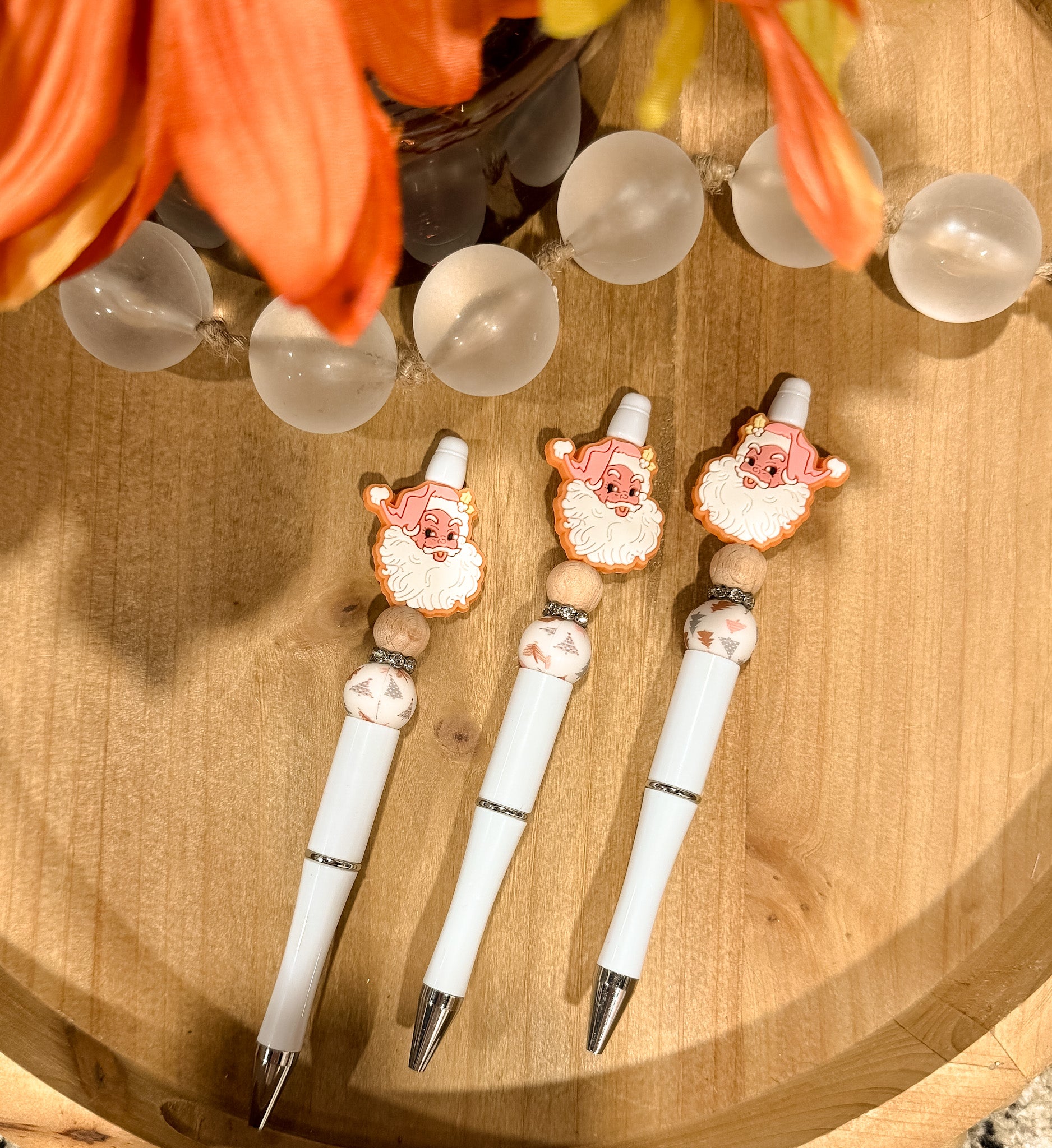 Pink Santa Refillable Pen