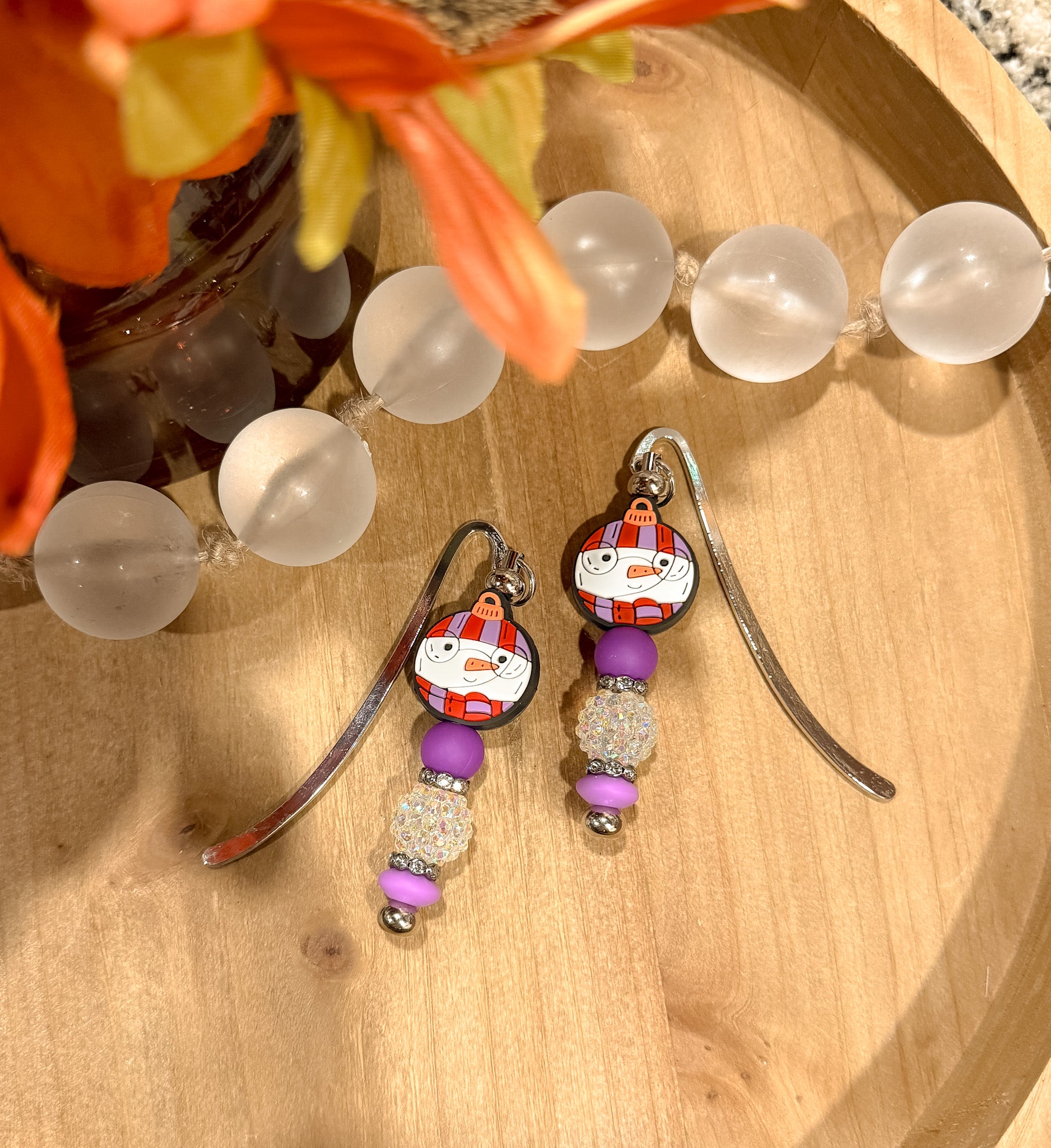 Snowman Ornament Bookmark