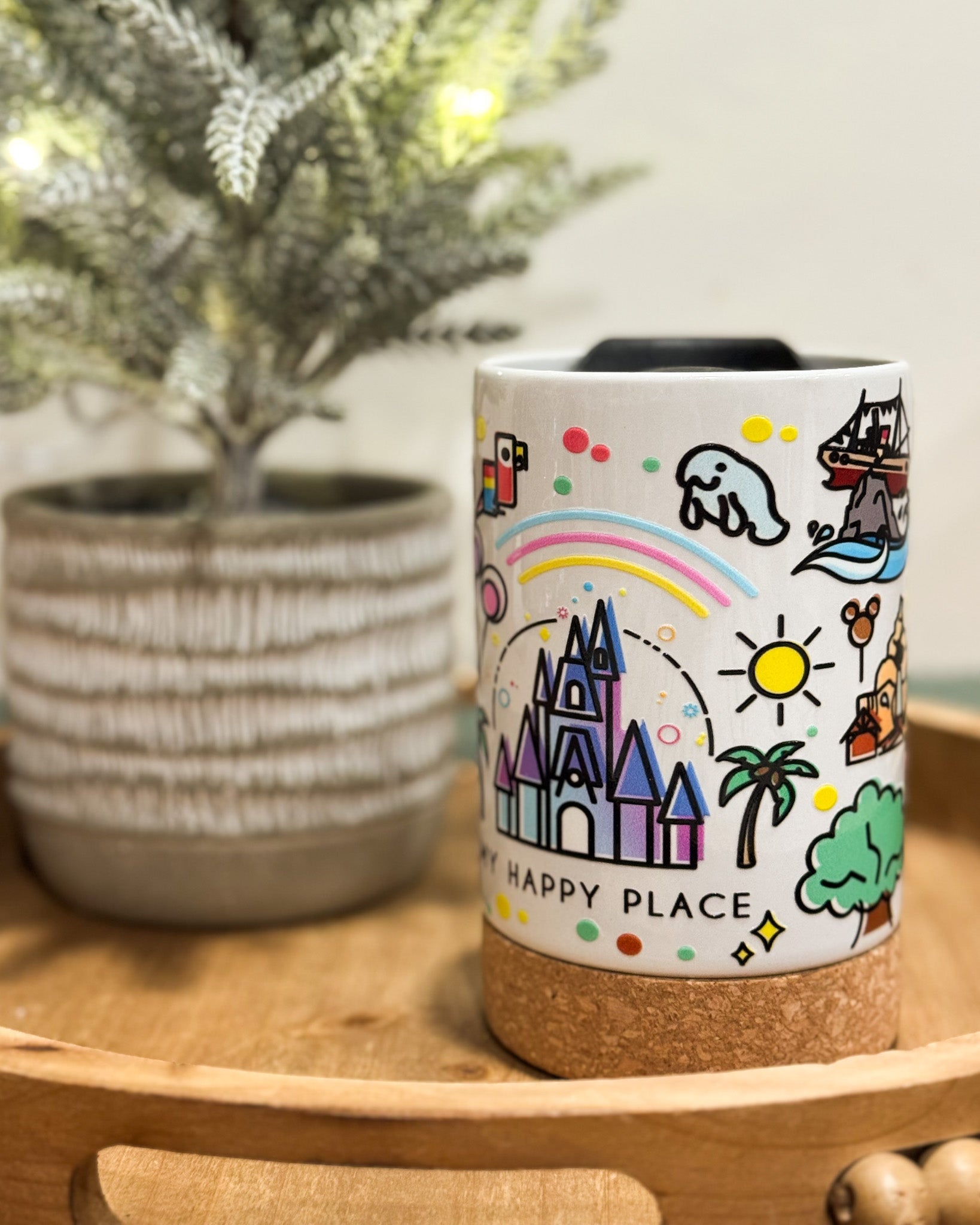 My Happy Place White Mug