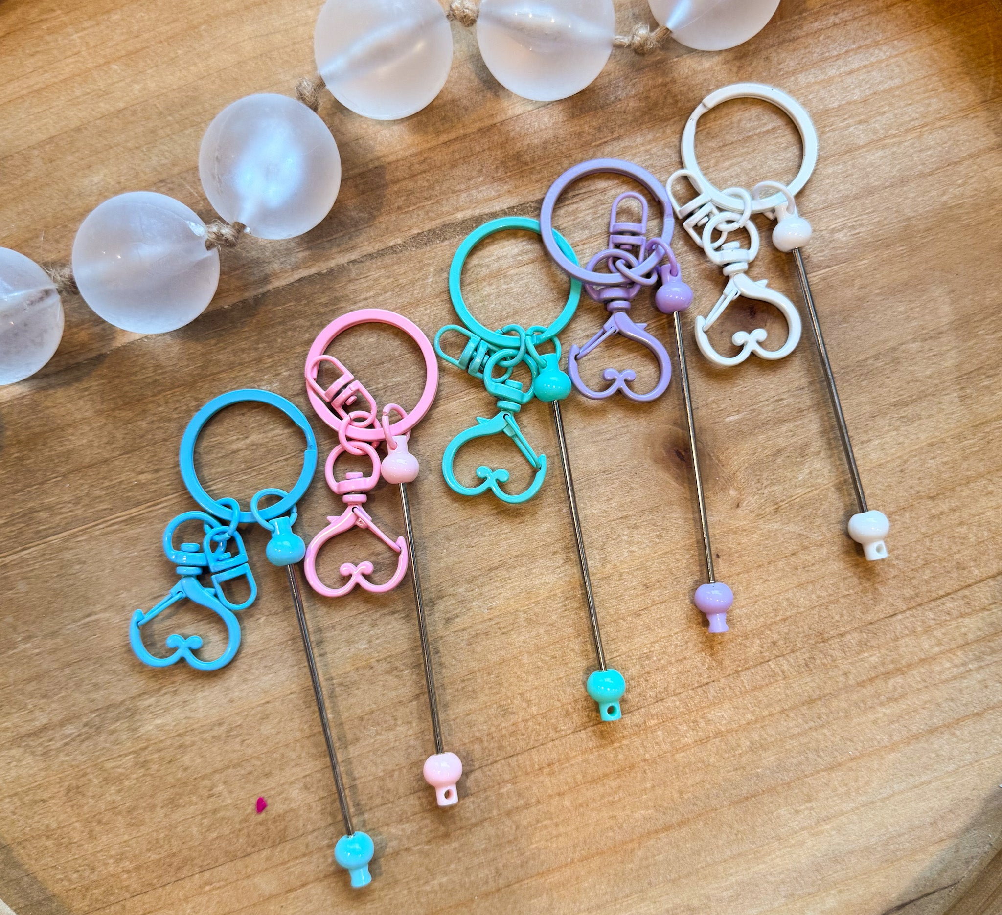 Heart Hook Bar Keychain