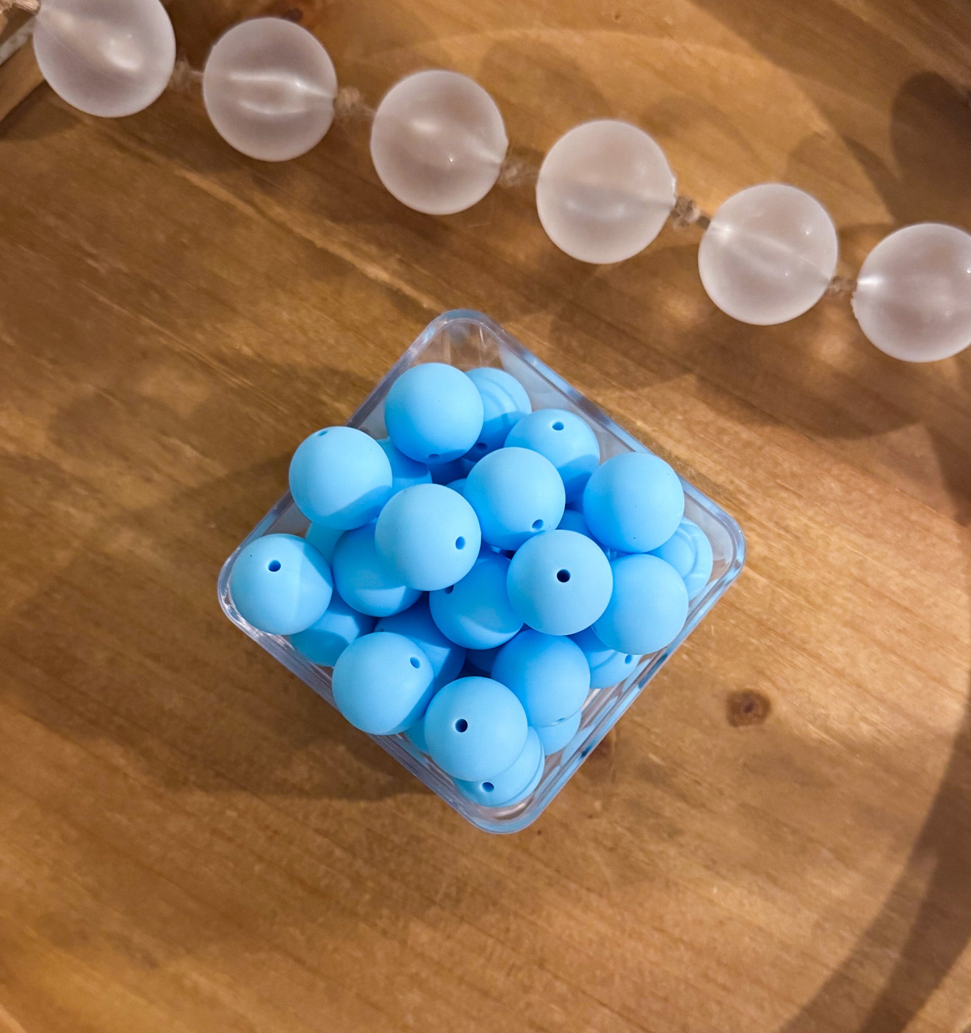 Baby Blue 19mm Bead [Single]