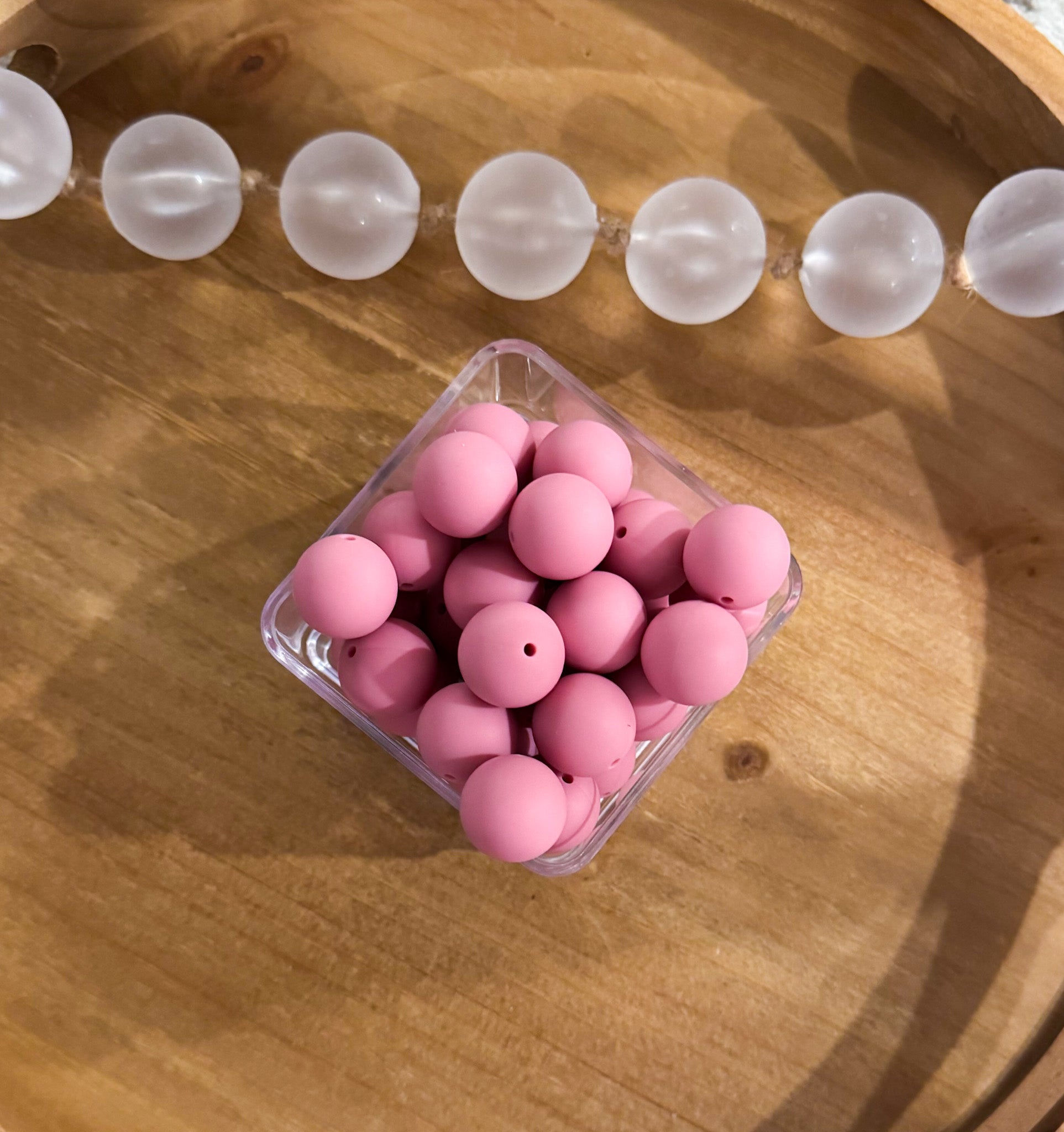 Blush Mauve 19mm Bead [Single]