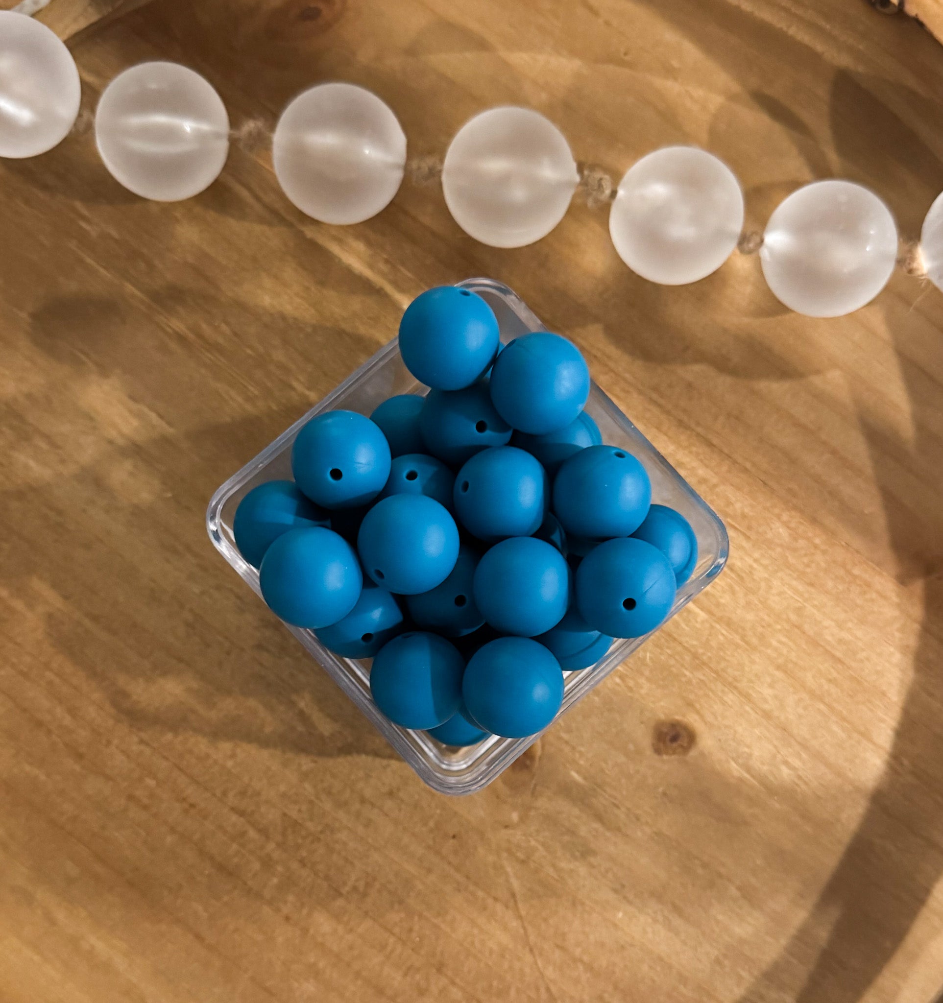 Sea Blue 19mm Bead [Single]