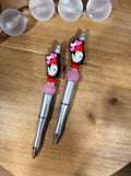Valentines Balloon Gnome Silver Refillable Pen