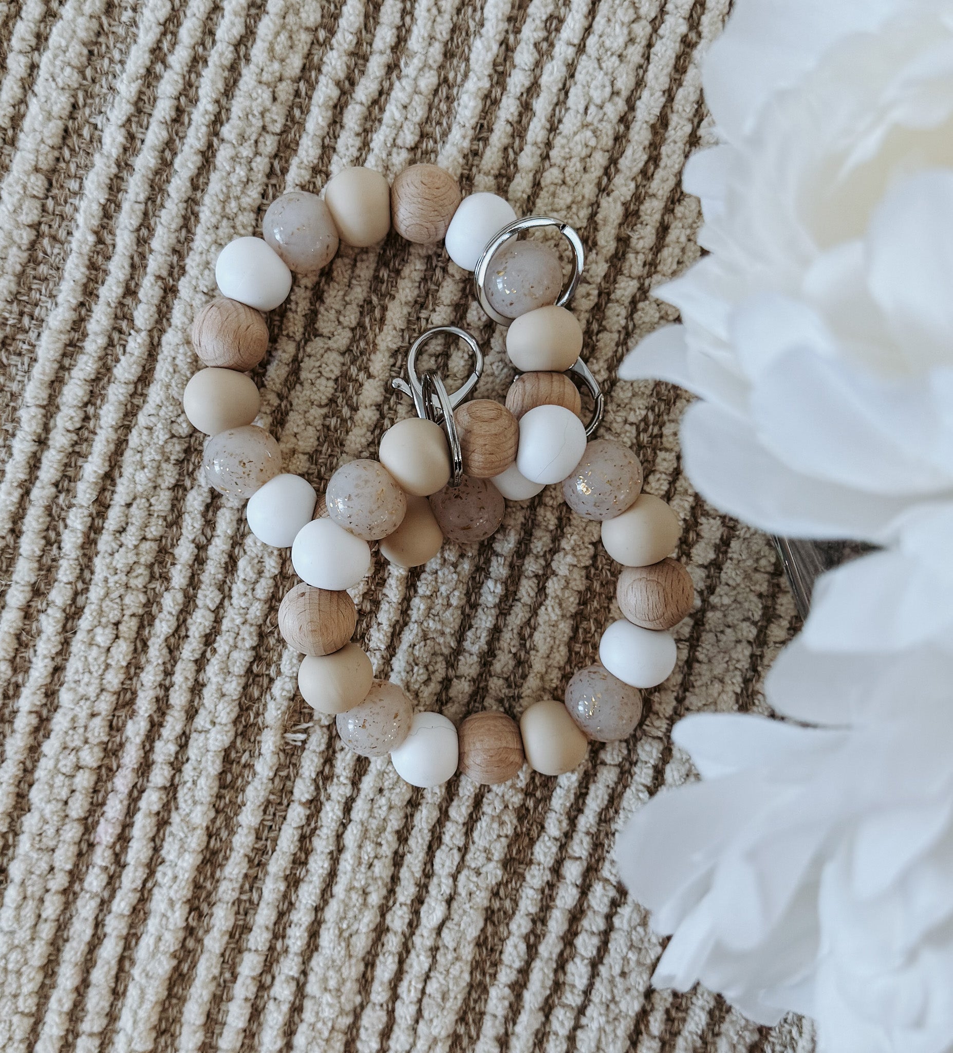 Gold Confetti Wristlet