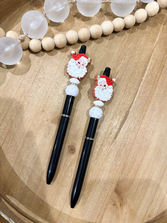 Red Santa Non-Refillable Pen