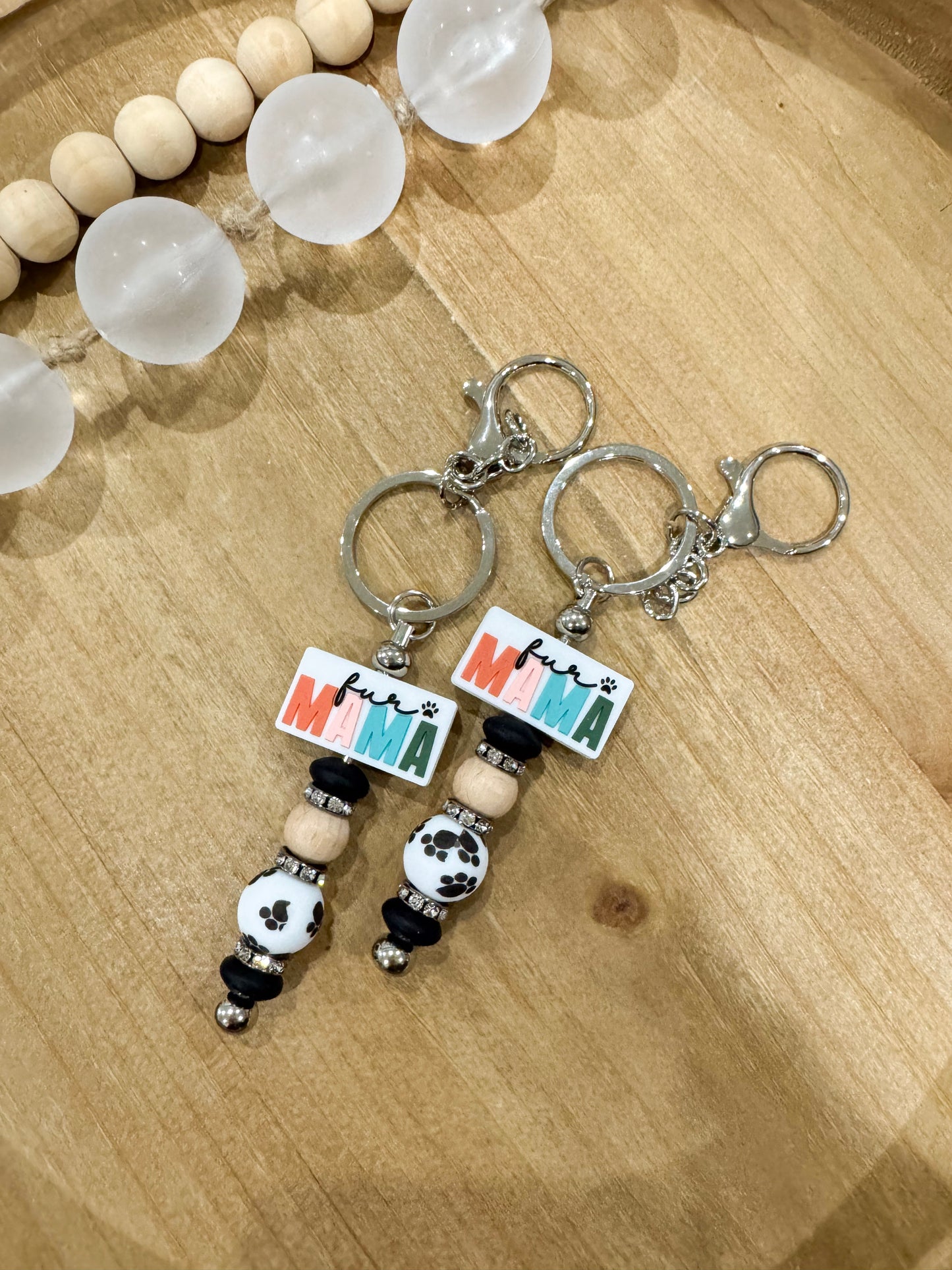 Fur Mama Bar Keychain