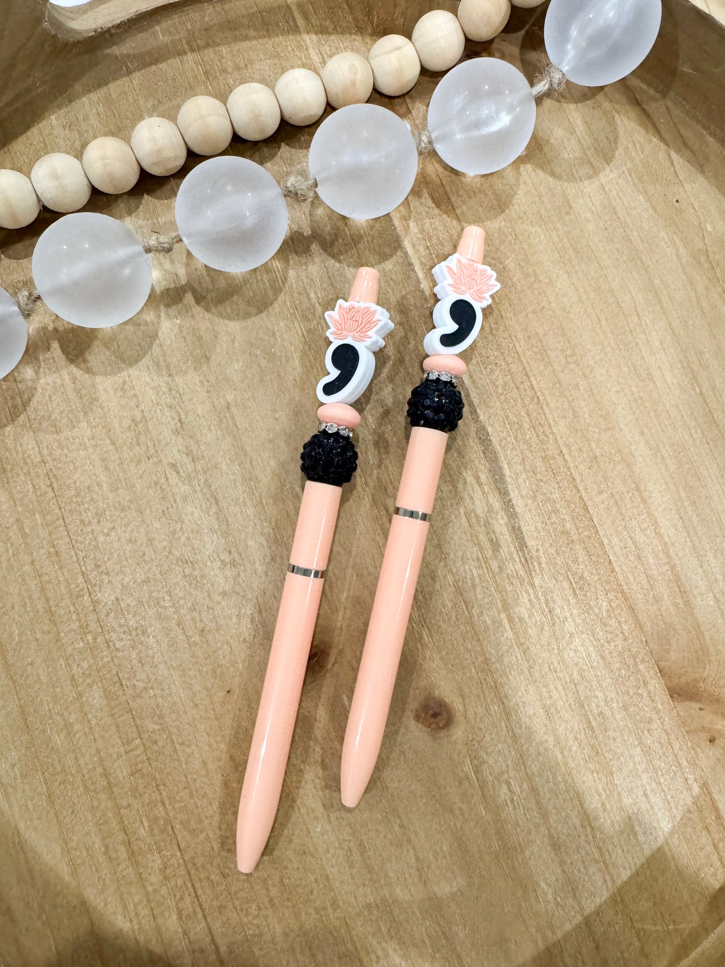 Coral Lotus NON-Refillable Pen