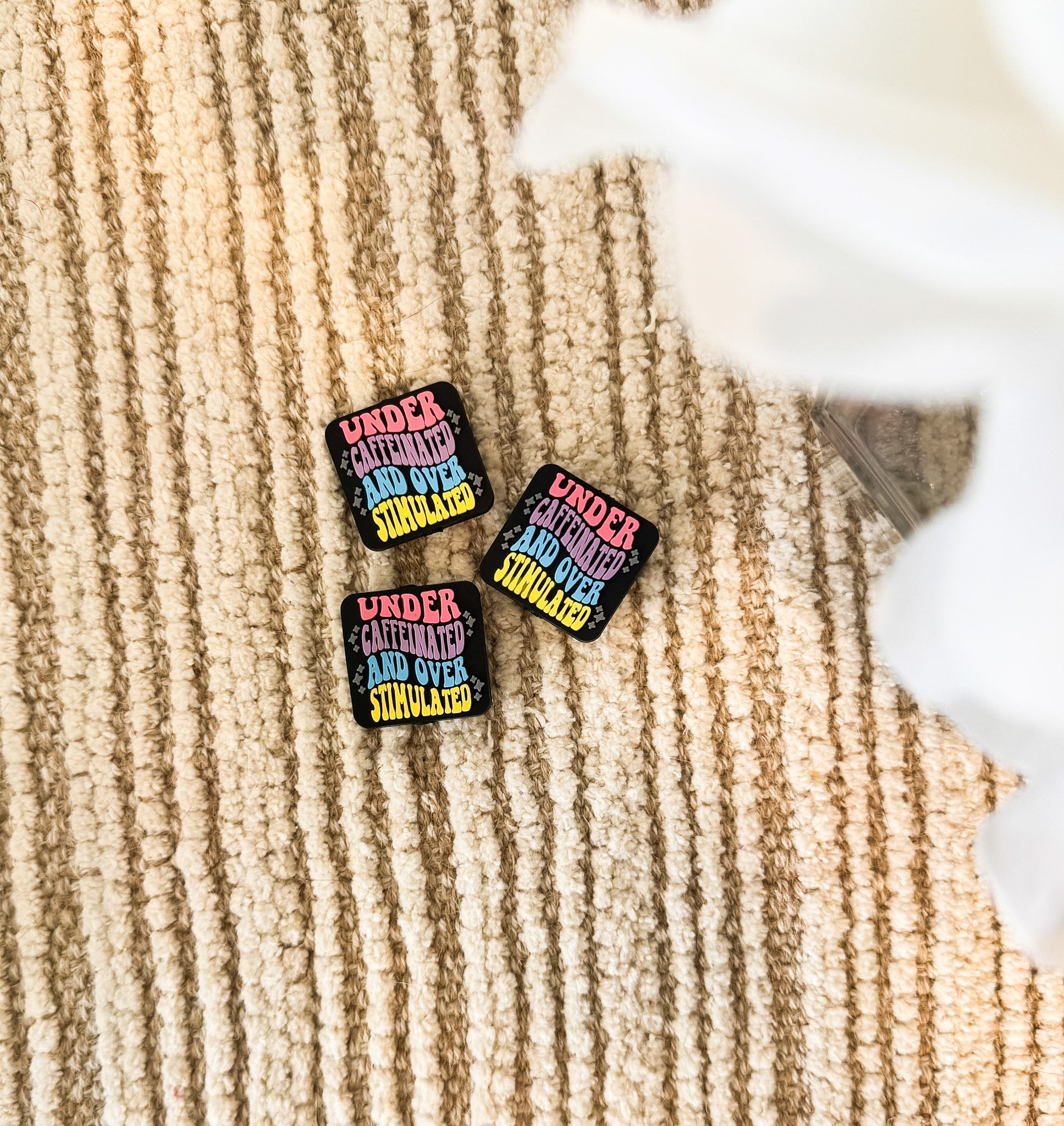 Under Caffeinated and Overstimulated Focal Bead-SINGLE