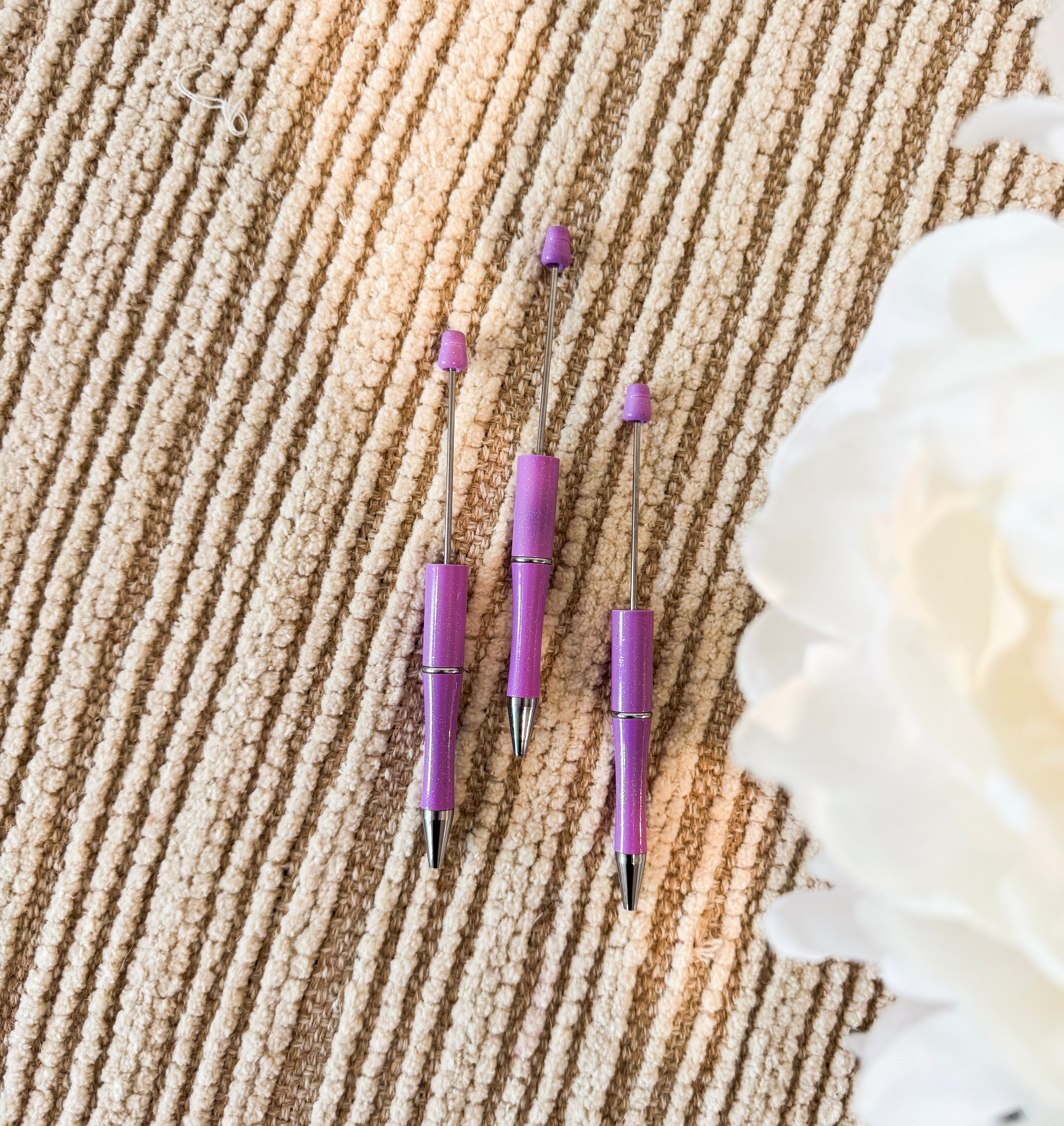 Purple Glitter [Single] Refillable Pen