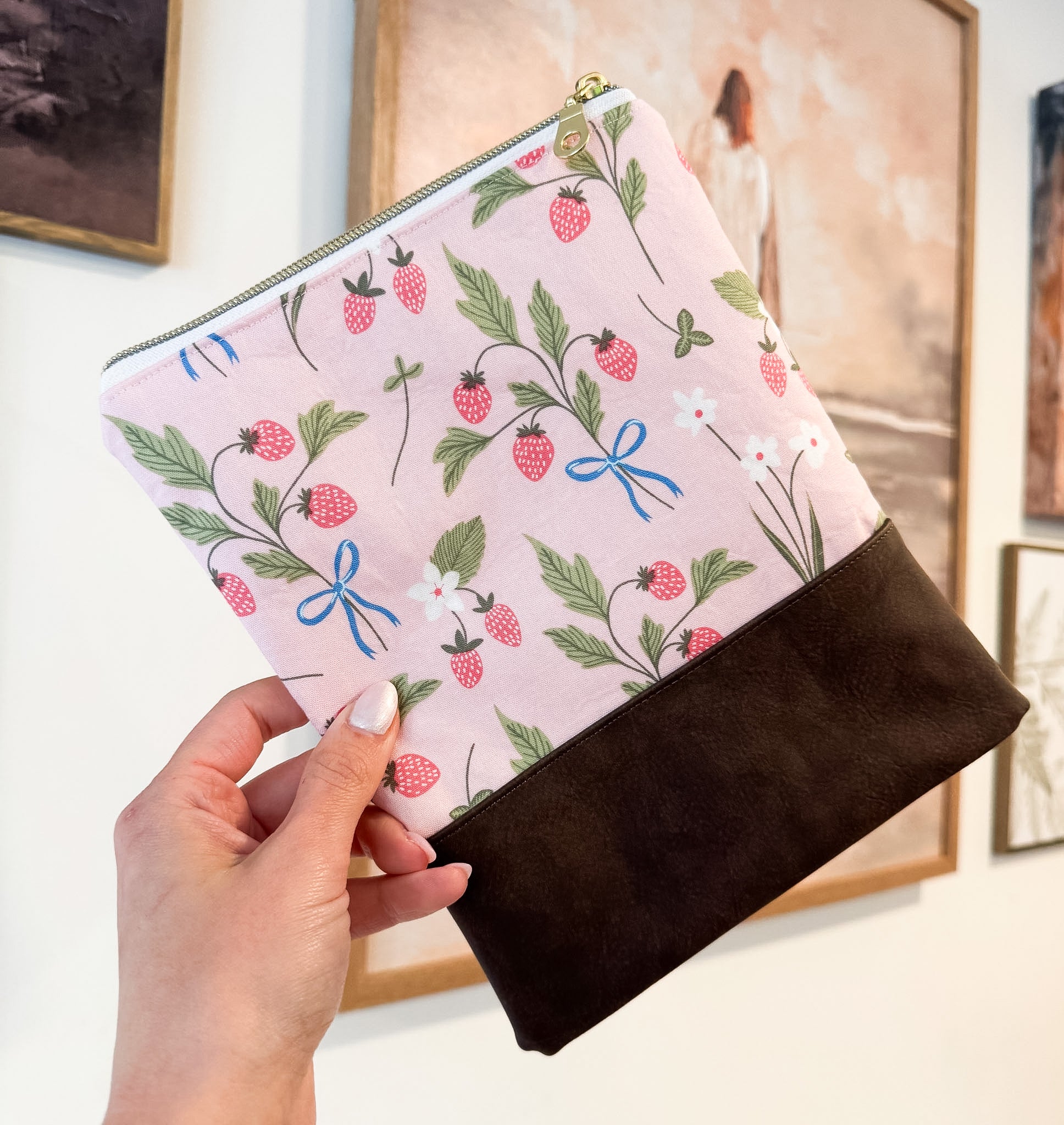 Strawberry Everyday Essentials Bag