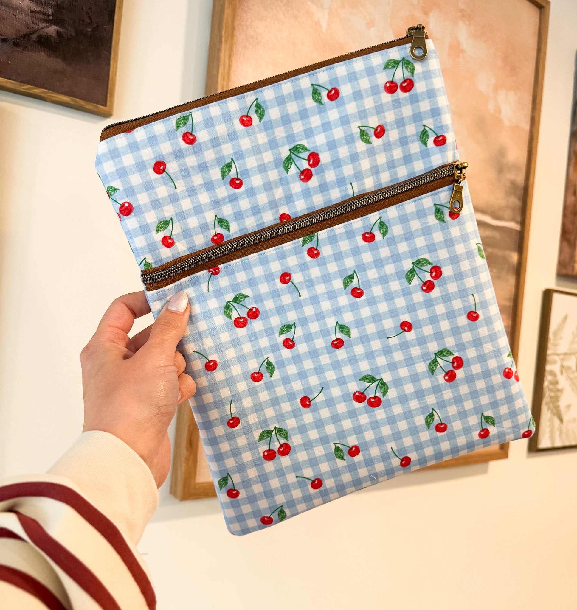Cherry Gingham Whatever Bag