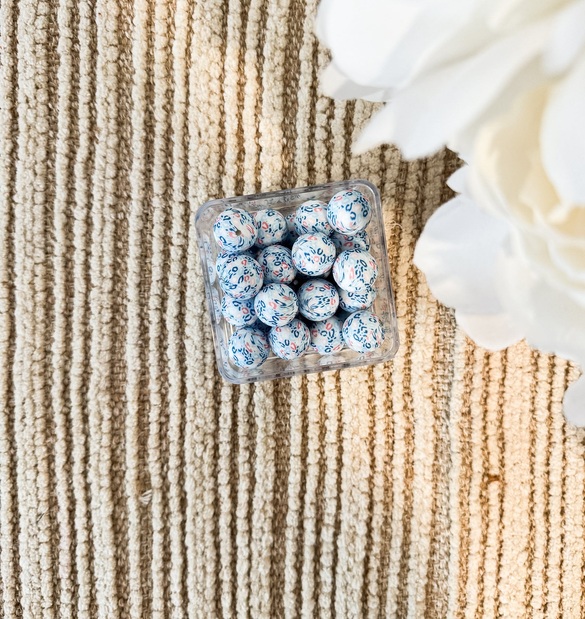 Summer Cheetah [Single] 19mm Round Bead